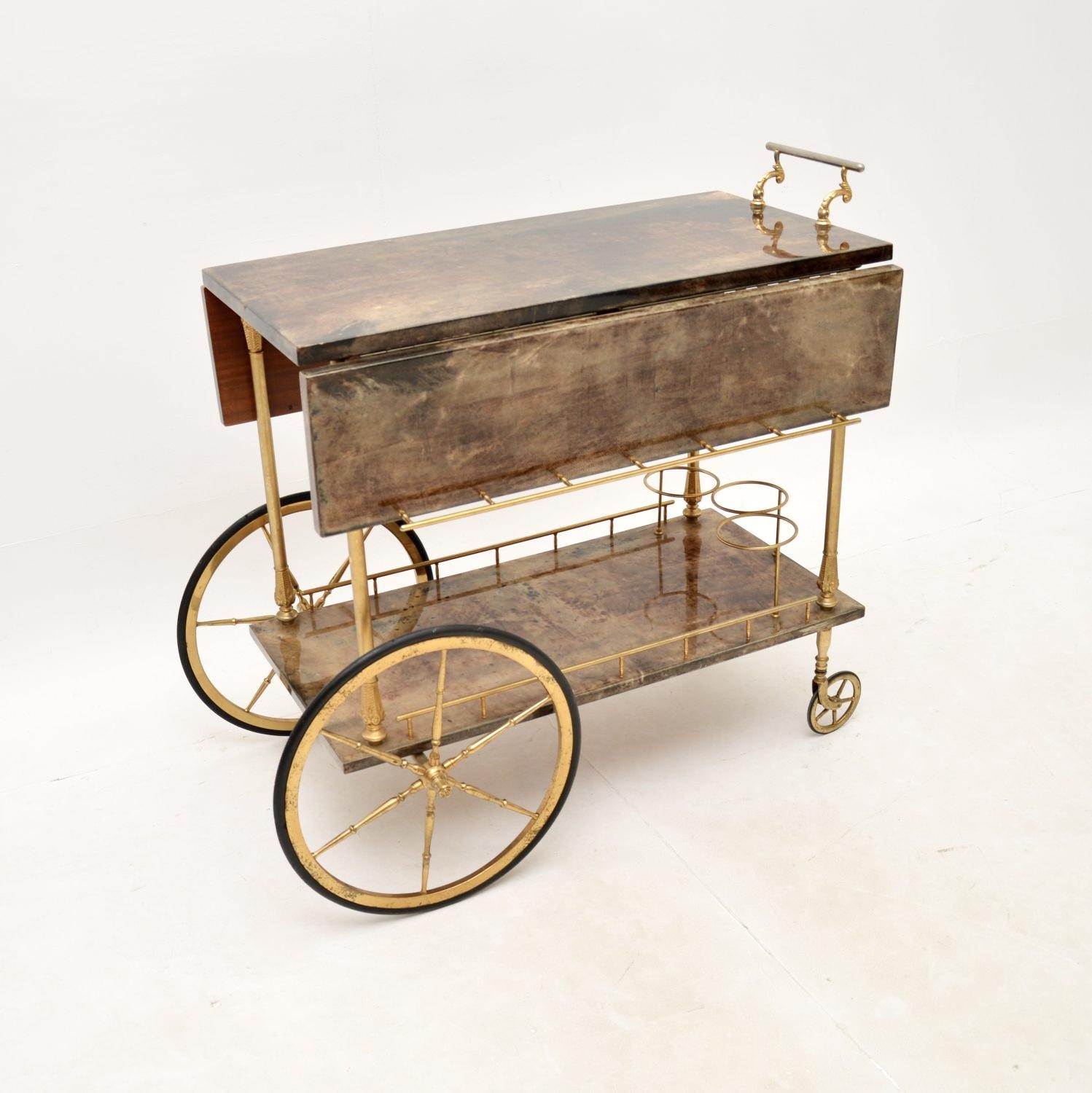 Vintage Italian Drinks Trolley by Aldo Tura (1 of 12) Vintage Italian Drinks Trolley by Aldo Tura (1 of 12)