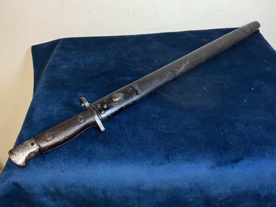 Bayonet & Scabbard 3rd Battalion Monmouthshire Rifles (1 of 21)