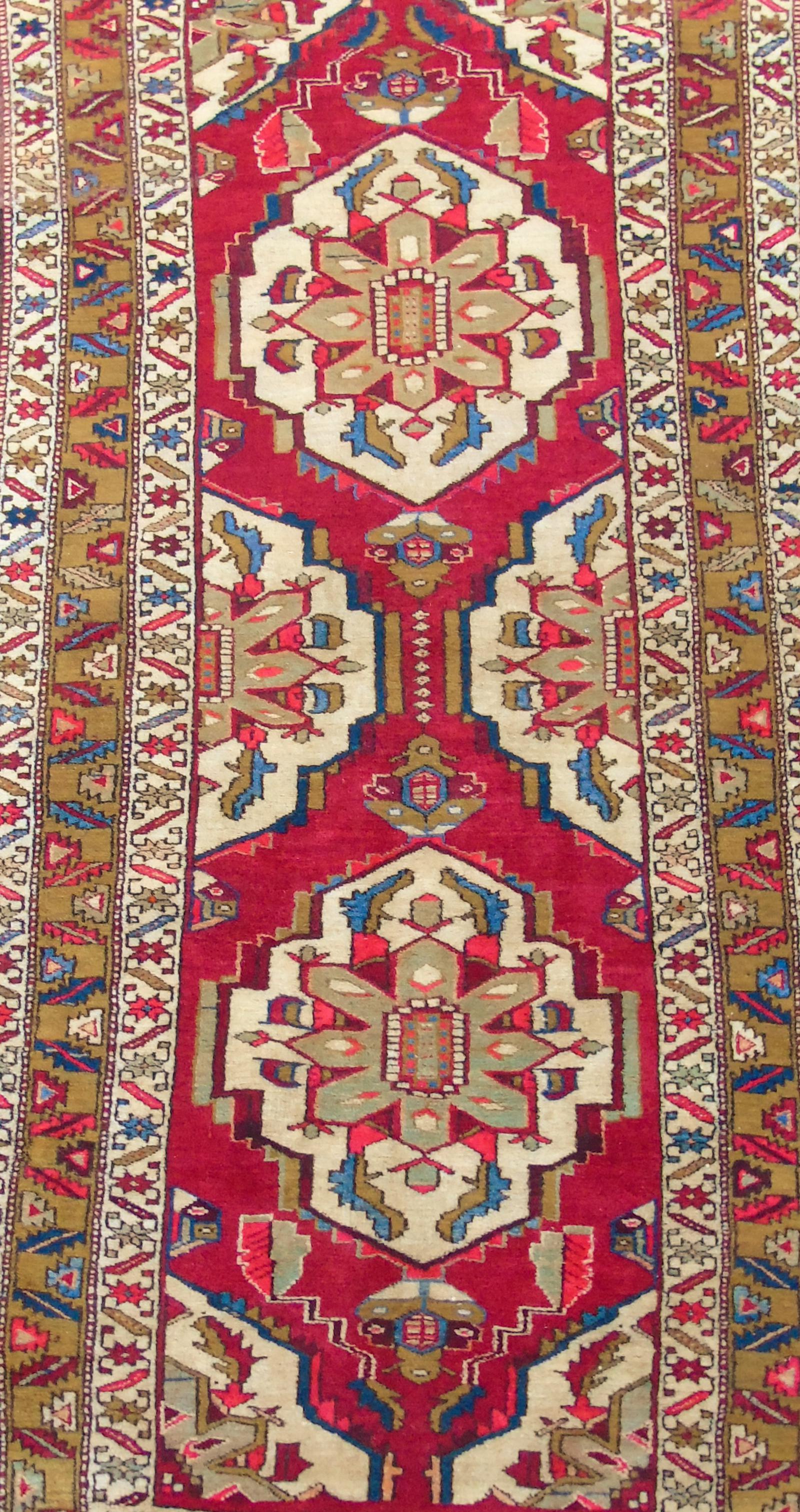 Antique Heriz Runner Carpet (1 of 7)
