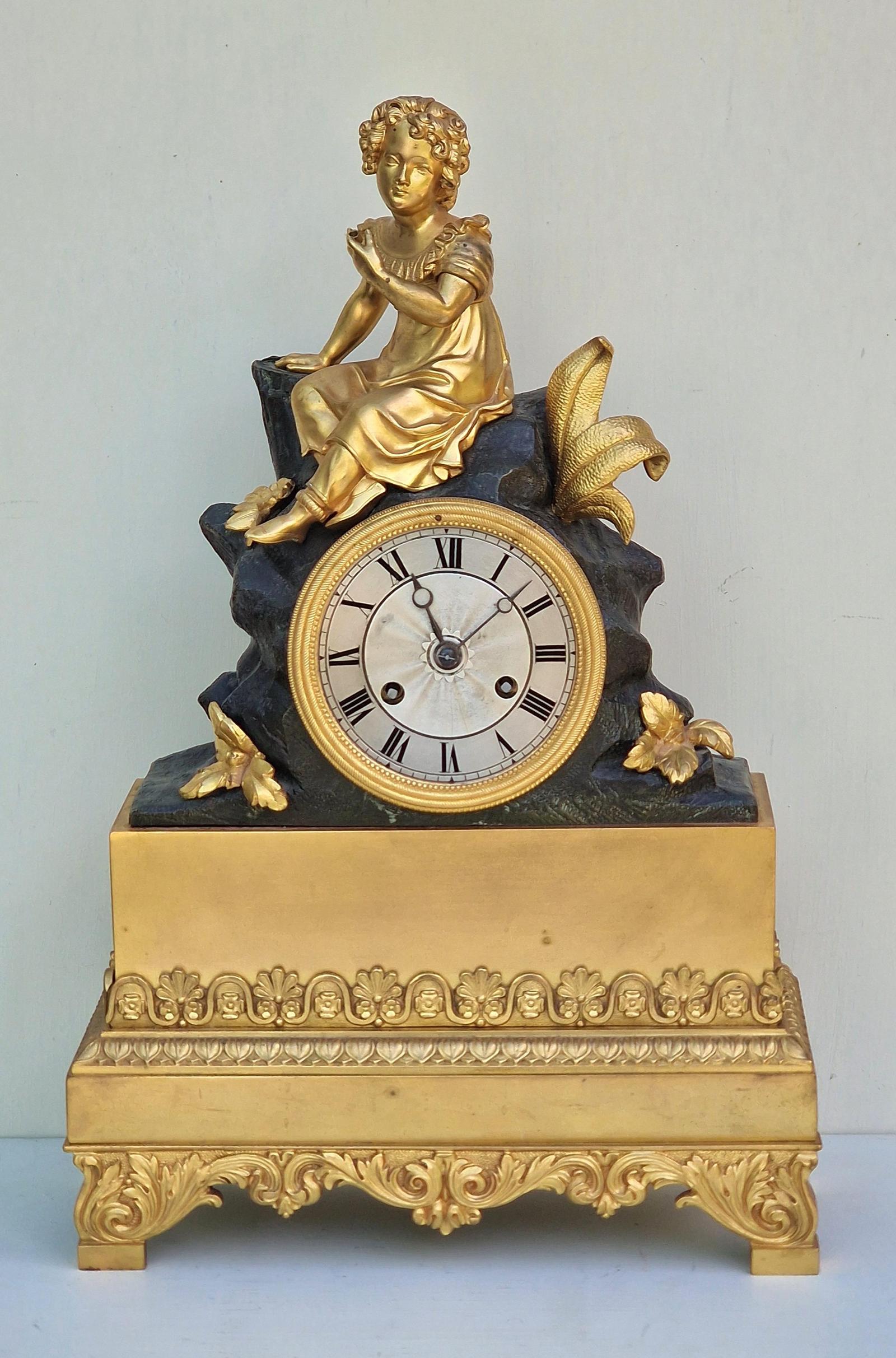 Dubois, Paris Ormolu Bronze Mantel Clock (1 of 7) Dubois, Paris Ormolu Bronze Mantel Clock (1 of 7)