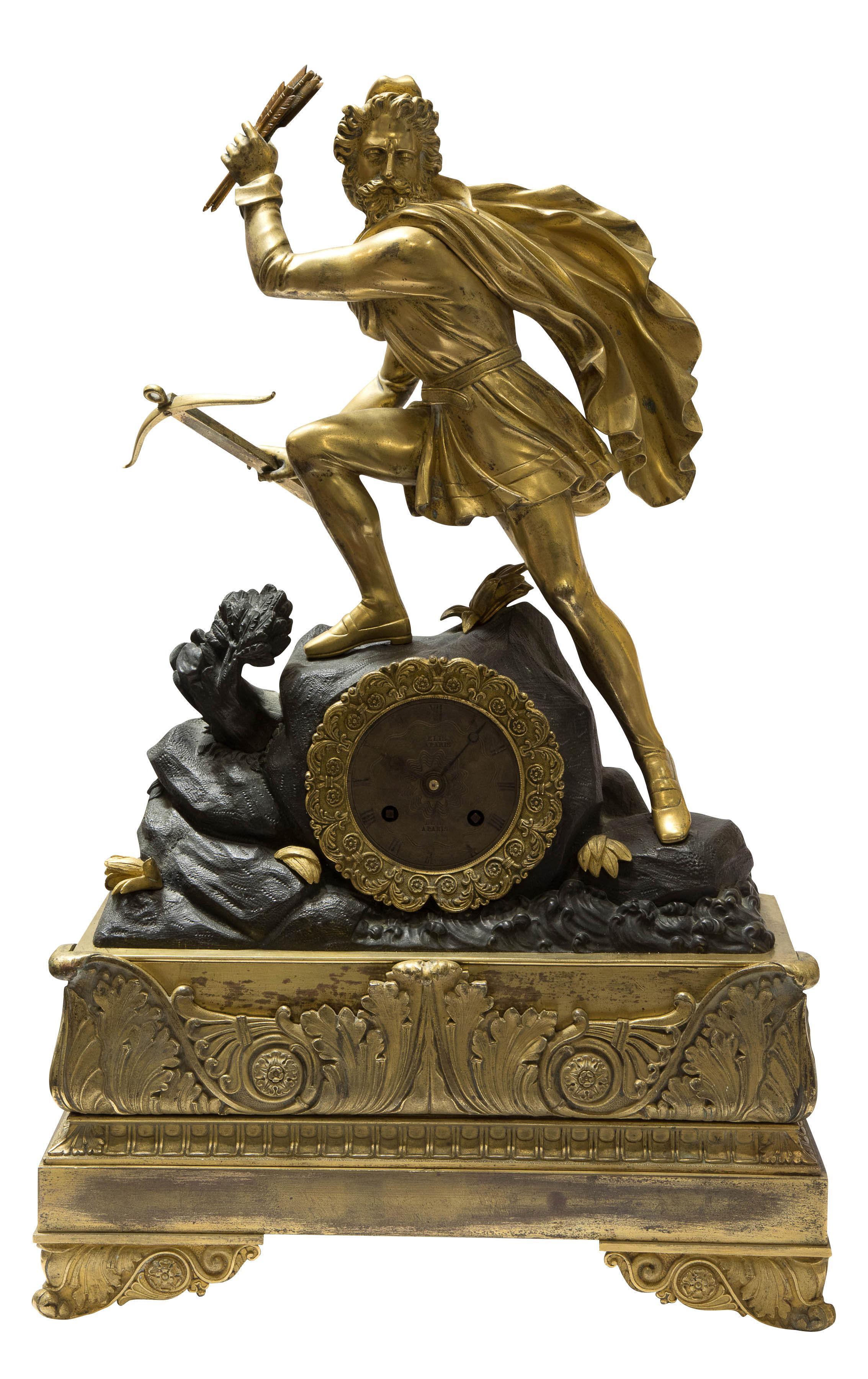 Regency French parcel gilt mantel clock (1 of 1) Regency French parcel gilt mantel clock (1 of 1)