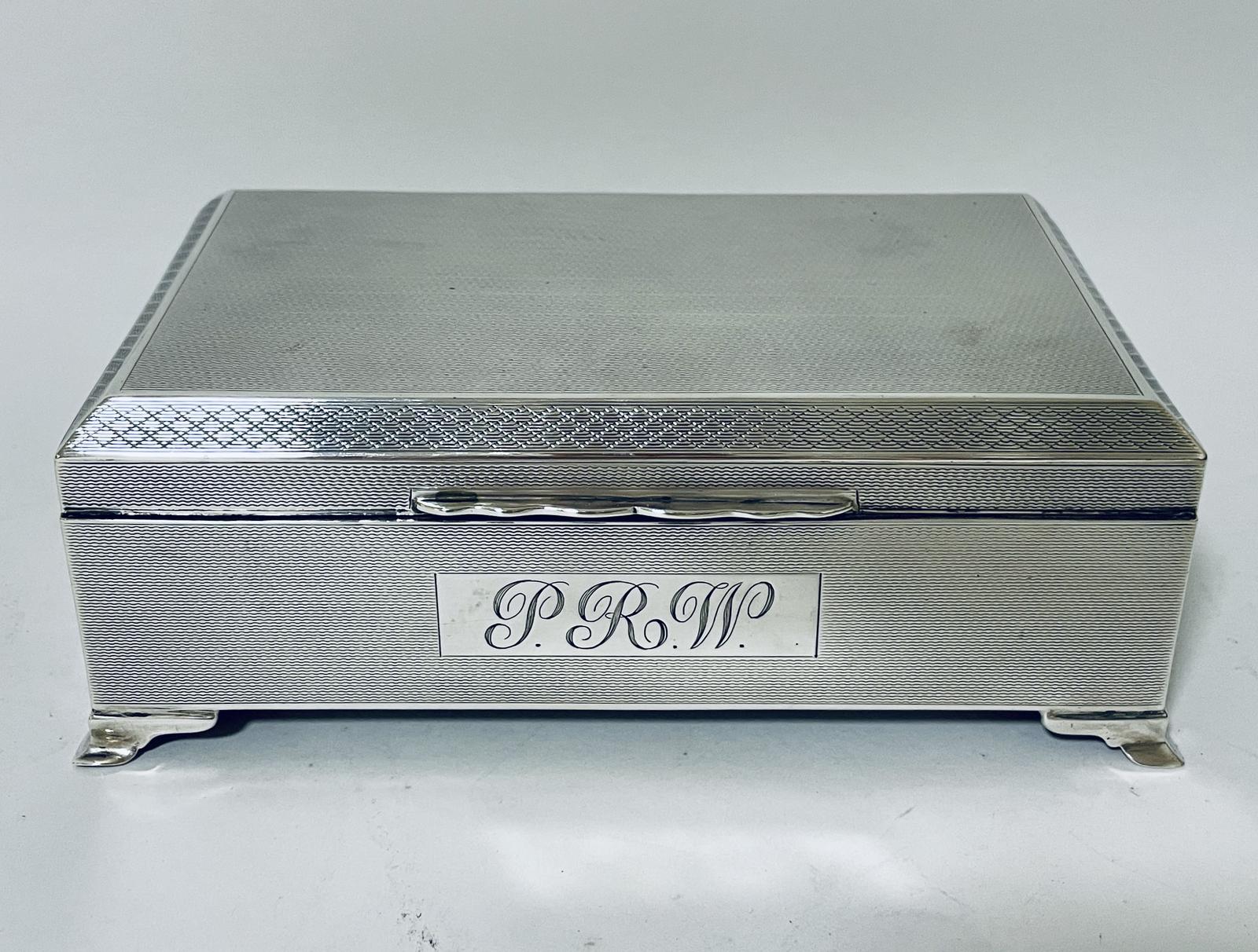 Antique Silver Cigarette Box (1 of 12)