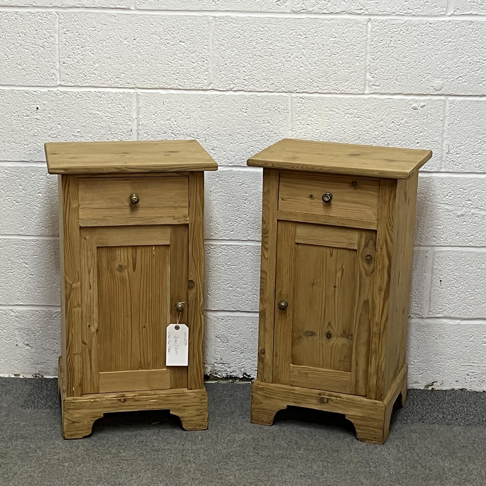 Pair of Antique Pine Bedside Cupboards (1 of 5) Pair of Antique Pine Bedside Cupboards (1 of 5)