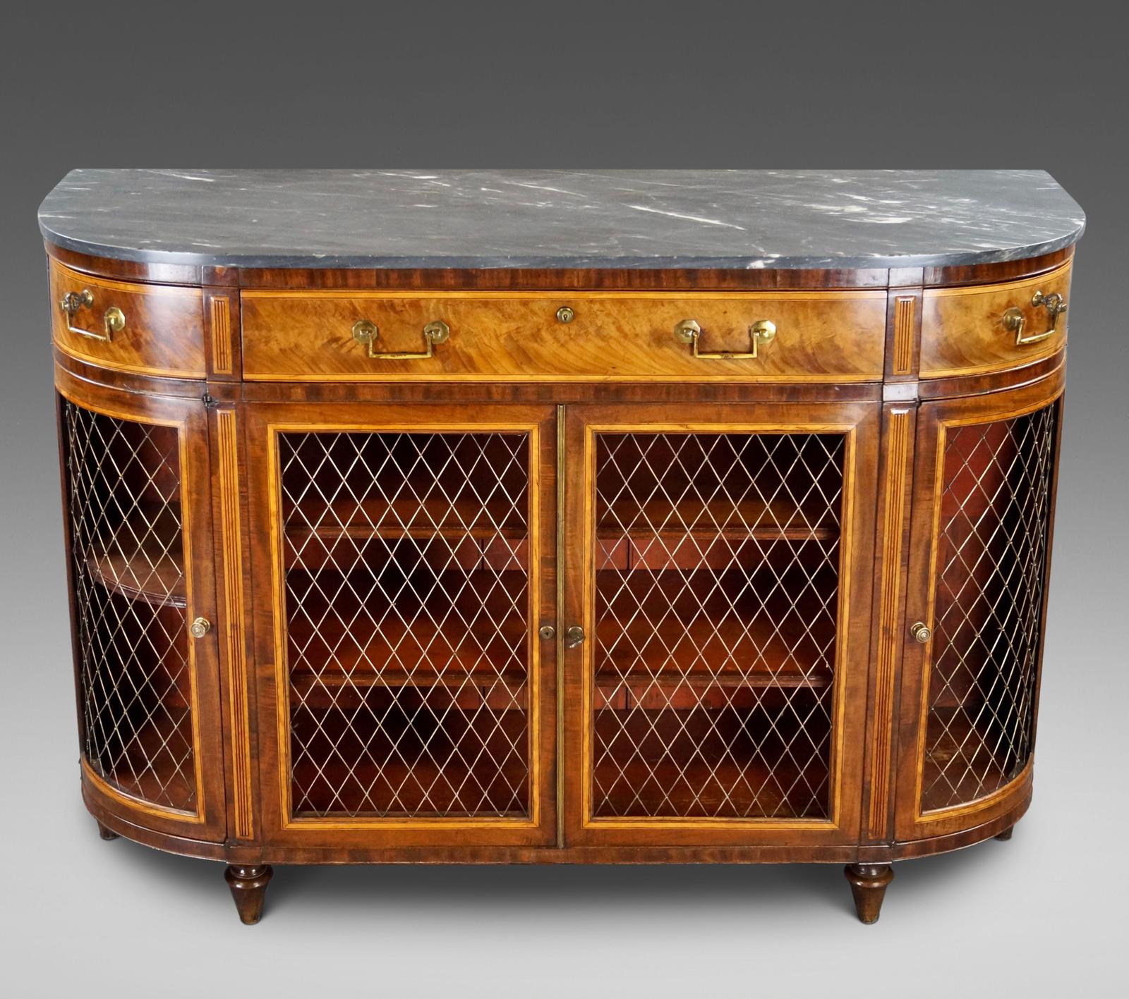 A Fine George III Mahogany Side Cabinet (1 of 6)