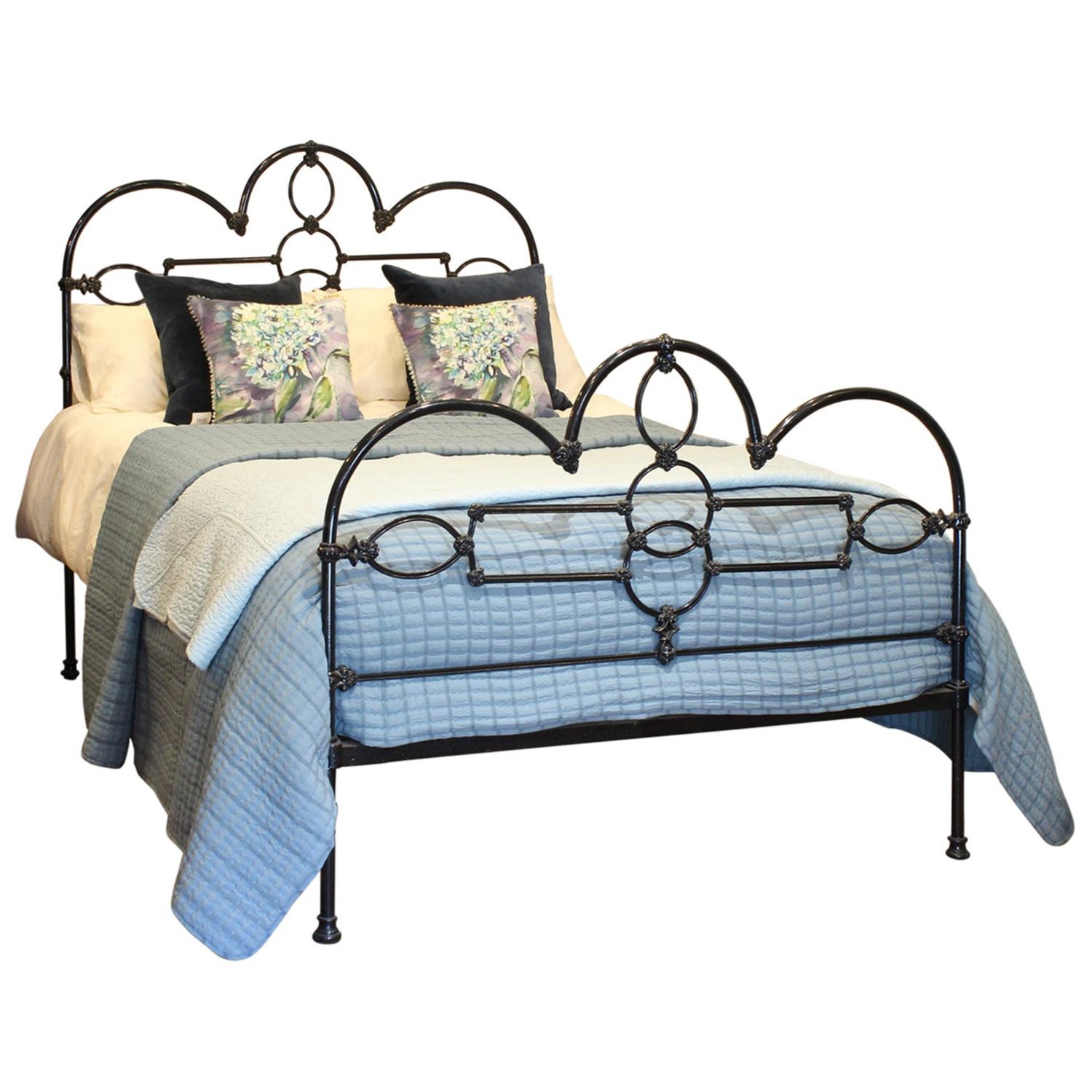 Double Cast Iron Bed with Base (1 of 9)