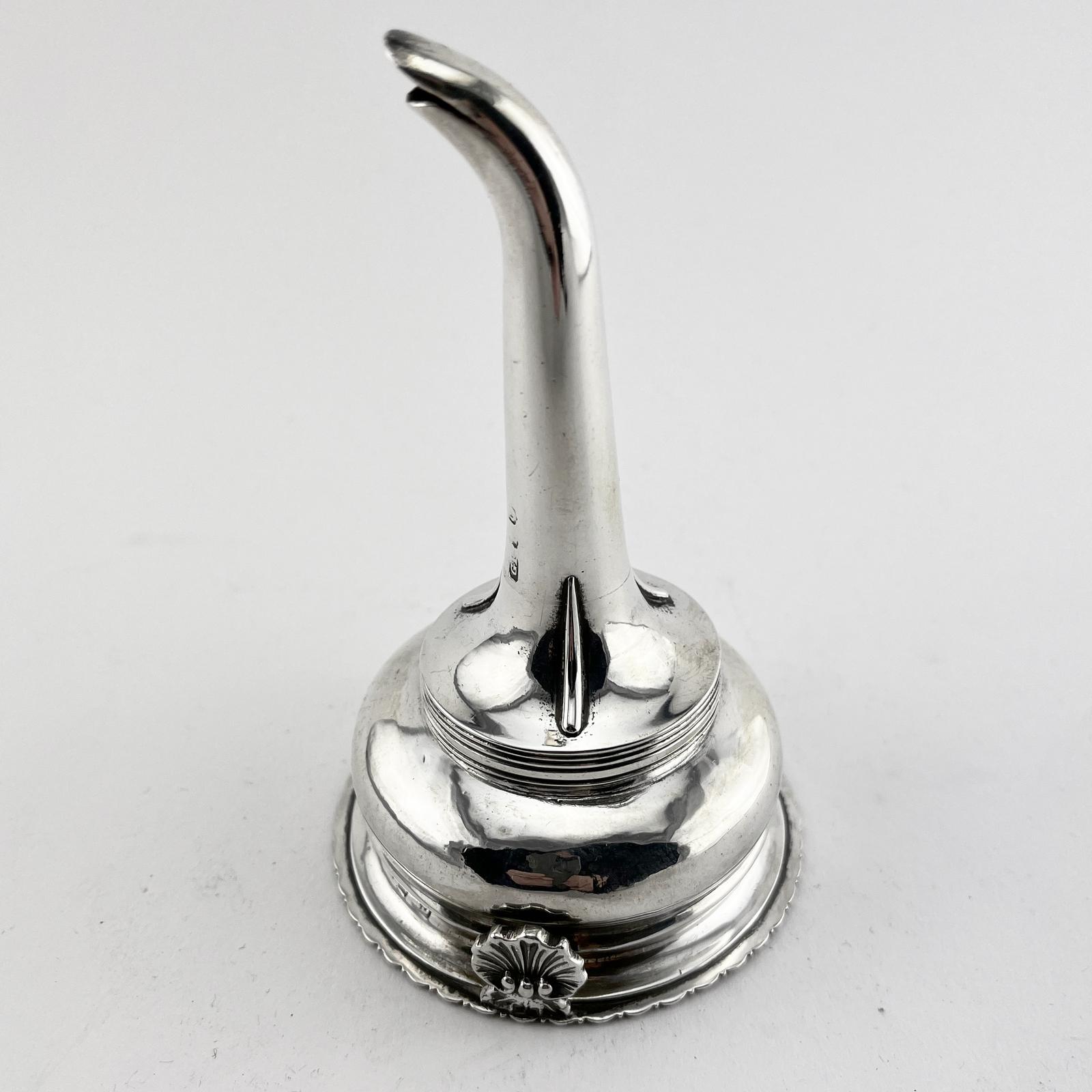 Georgian Scottish Sterling Silver Wine Funnel (1 of 9)