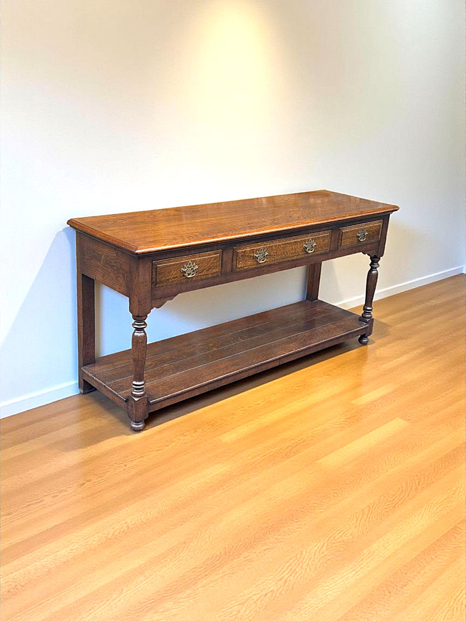 A Good Quality Oak Dresser Base / Oak Sideboard (1 of 12)