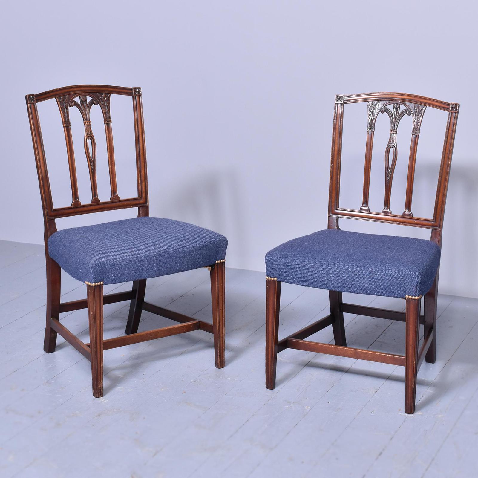 Pair of George III Hepplewhite Mahogany Chairs (1 of 8) Pair of George III Hepplewhite Mahogany Chairs (1 of 8)