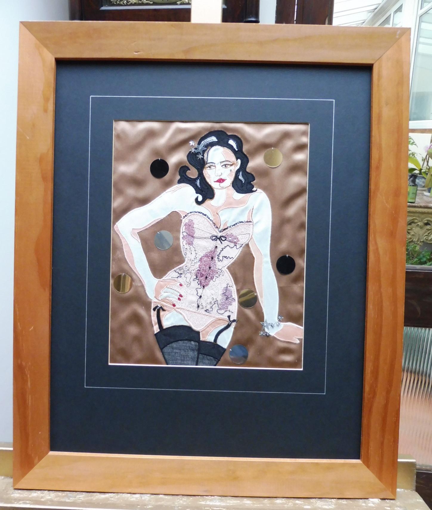 Embroidery Collage Hollywood Glamour Artist Heather Everit (1 of 10)