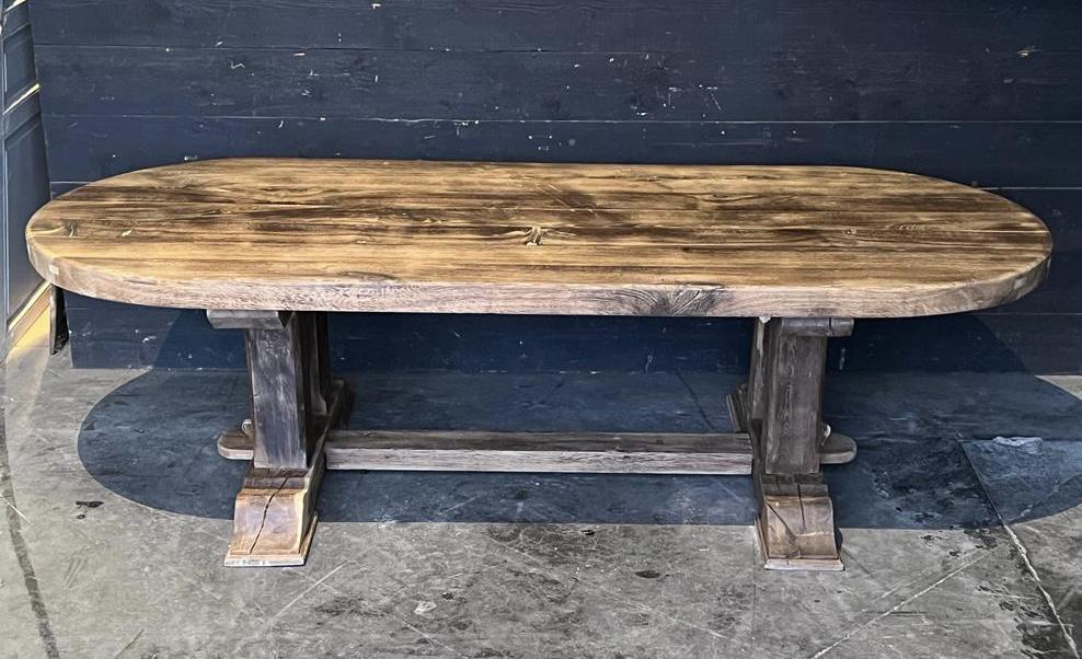 Superb Large Rustic French Oak Farmhouse Dining Table (1 of 1) Superb Large Rustic French Oak Farmhouse Dining Table (1 of 1)