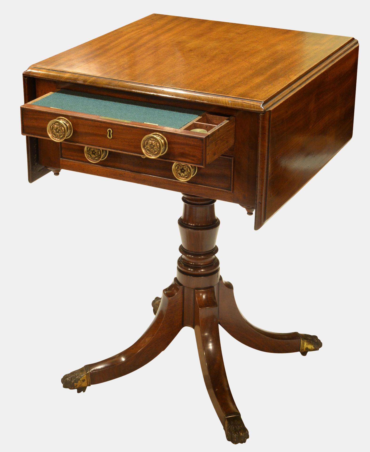 George III Period Cuban Work Table c.1800 (1 of 1) George III Period Cuban Work Table c.1800 (1 of 1)