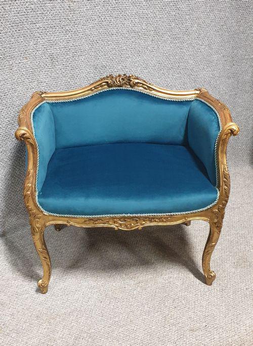 French Gilt Window Seat (1 of 1) French Gilt Window Seat (1 of 1)