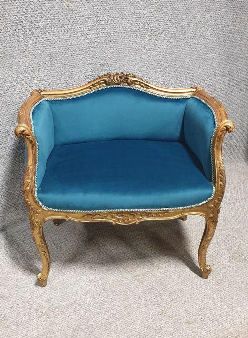 French Gilt Window Seat (1 of 1)