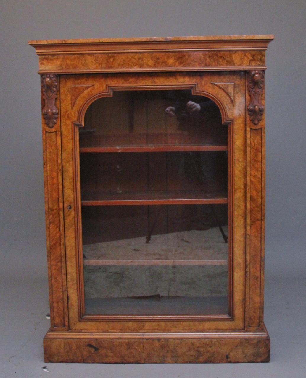 Superb Quality 19th Century Burr Walnut Cabinet (1 of 8) Superb Quality 19th Century Burr Walnut Cabinet (1 of 8)
