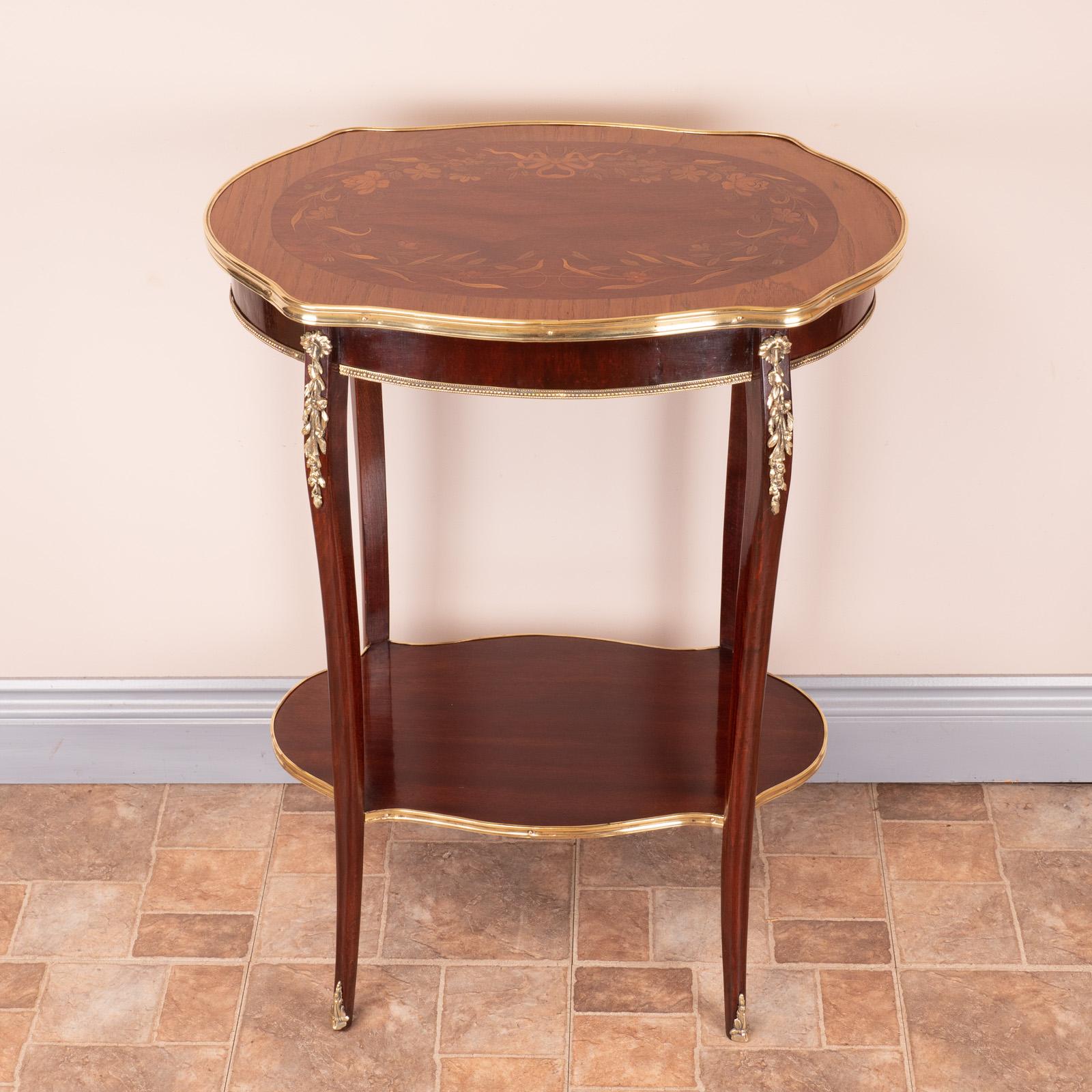French Marquetry Occasional Table (1 of 15) French Marquetry Occasional Table (1 of 15)