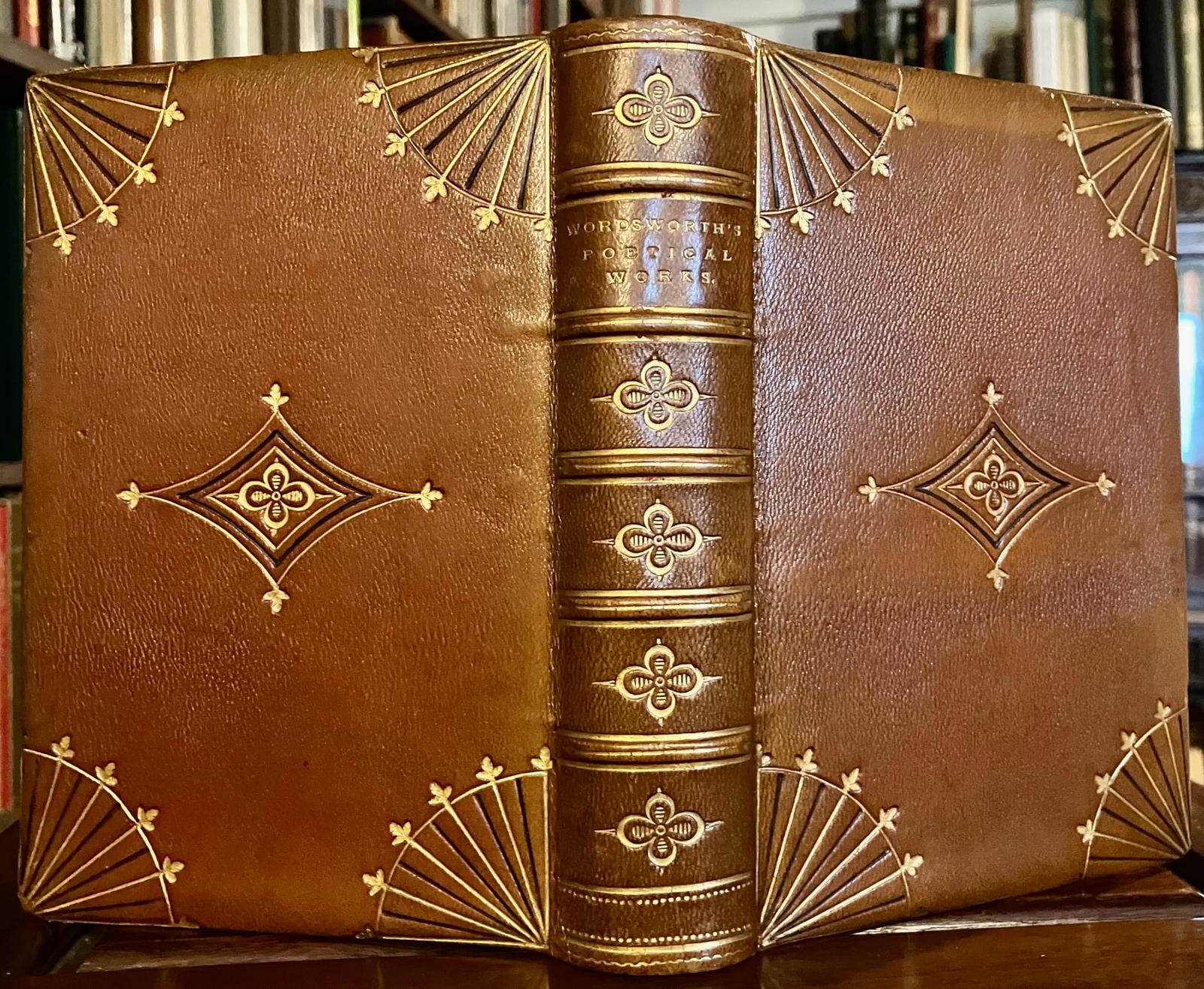 1880 Poetical Works of William Wordsworth Superb Mudie Full Leather Binding (1 of 4) 1880 Poetical Works of William Wordsworth Superb Mudie Full Leather Binding (1 of 4)