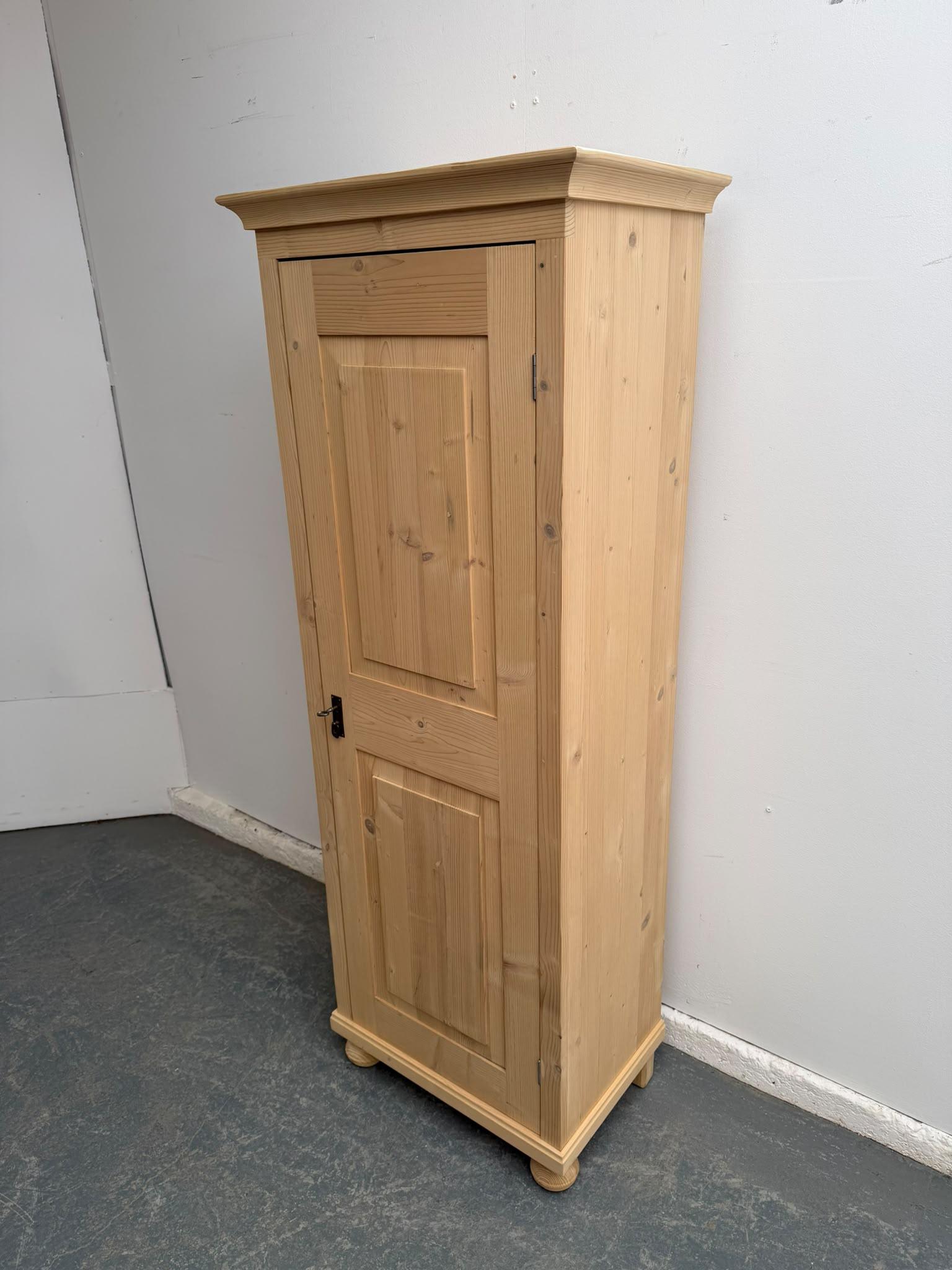 Fantastic Antique Pine 1 Door Fielded Panel Shallow Cupboard to wax / paint (1 of 9) Fantastic Antique Pine 1 Door Fielded Panel Shallow Cupboard to wax / paint (1 of 9)