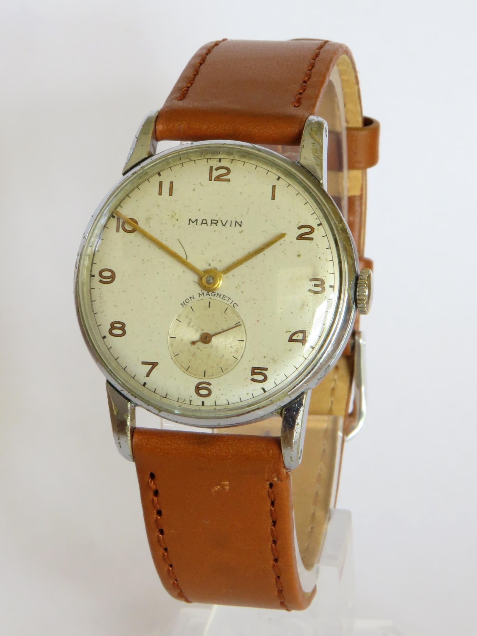 Watch: Gents 1940s Marvin Wrist Watch (1 of 5)