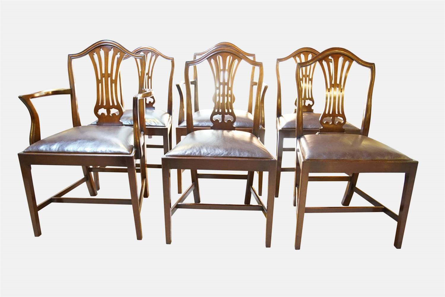 Set of Six Hepplewhite Chairs (1 of 1) Set of Six Hepplewhite Chairs (1 of 1)