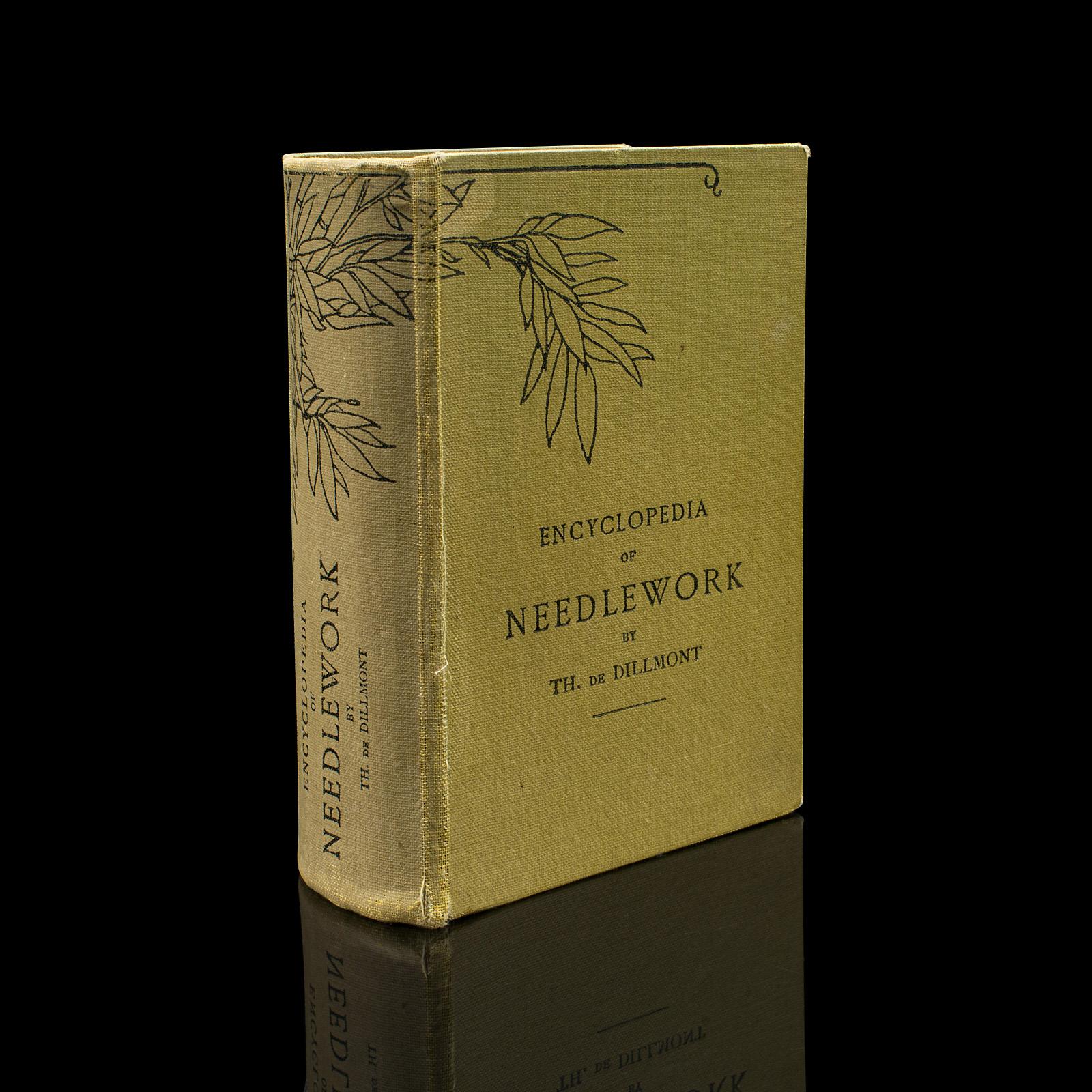 Antique Needlework Encyclopaedia, English, Embroidery, Pattern Guide c.1900 (1 of 12)