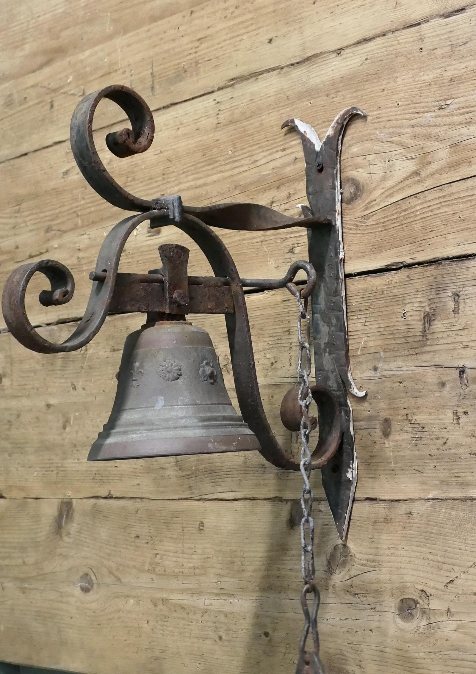 19th Century Bronze Alpine Front Door Bell (1 of 6)