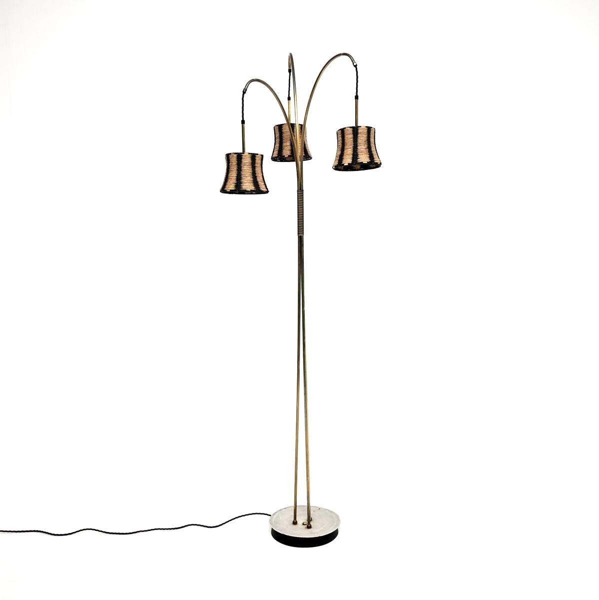 Vintage Swedish Brass Floor Lamp (1 of 10) Vintage Swedish Brass Floor Lamp (1 of 10)