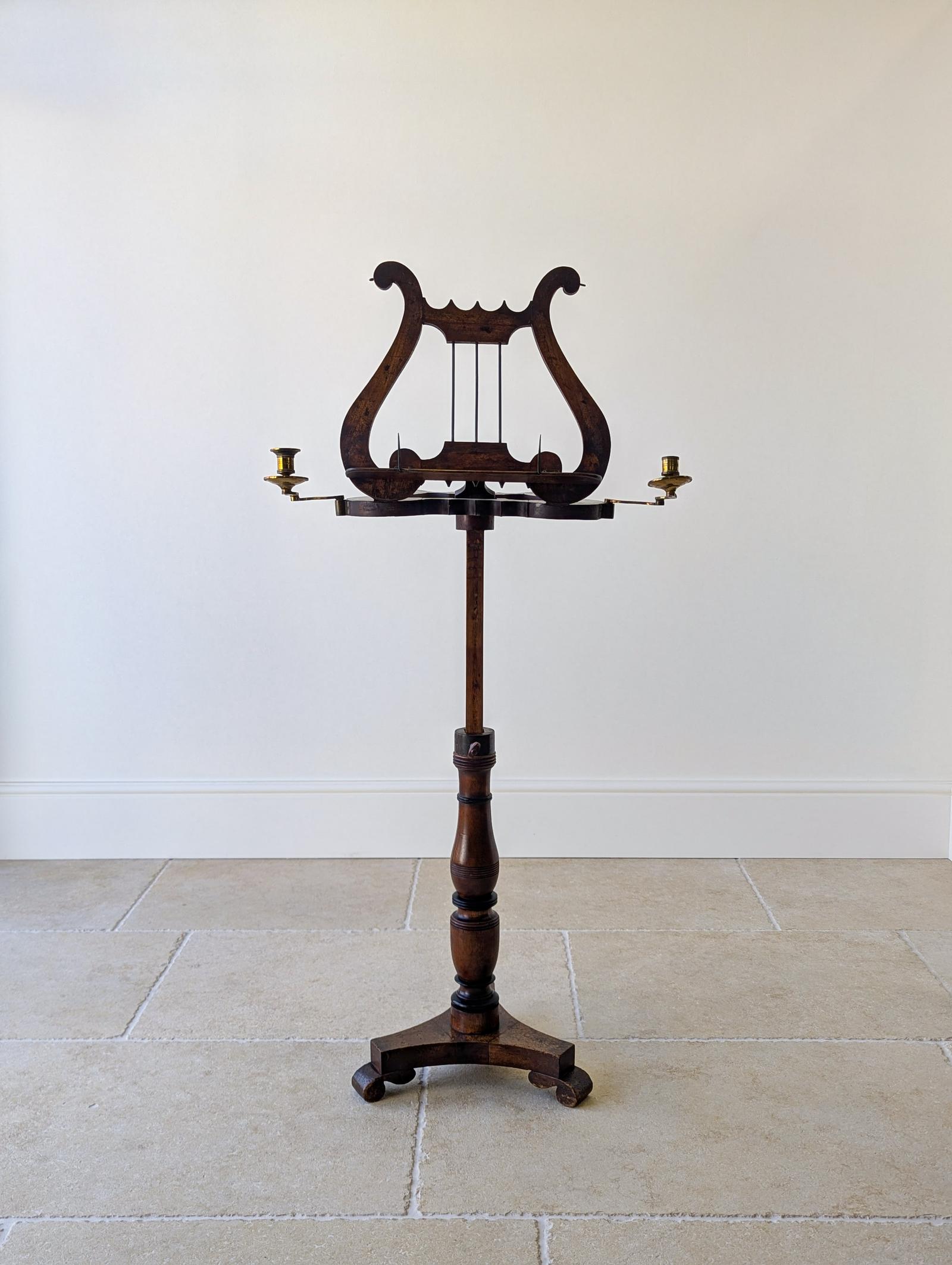 Antique William IV Mahogany Lyre-form Music Stand c.1830 (1 of 20) Antique William IV Mahogany Lyre-form Music Stand c.1830 (1 of 20)