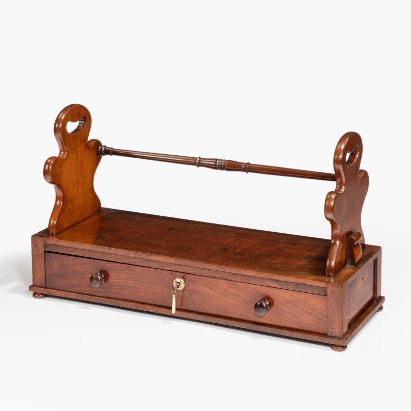 William IV Mahogany Book Carrier (1 of 2)