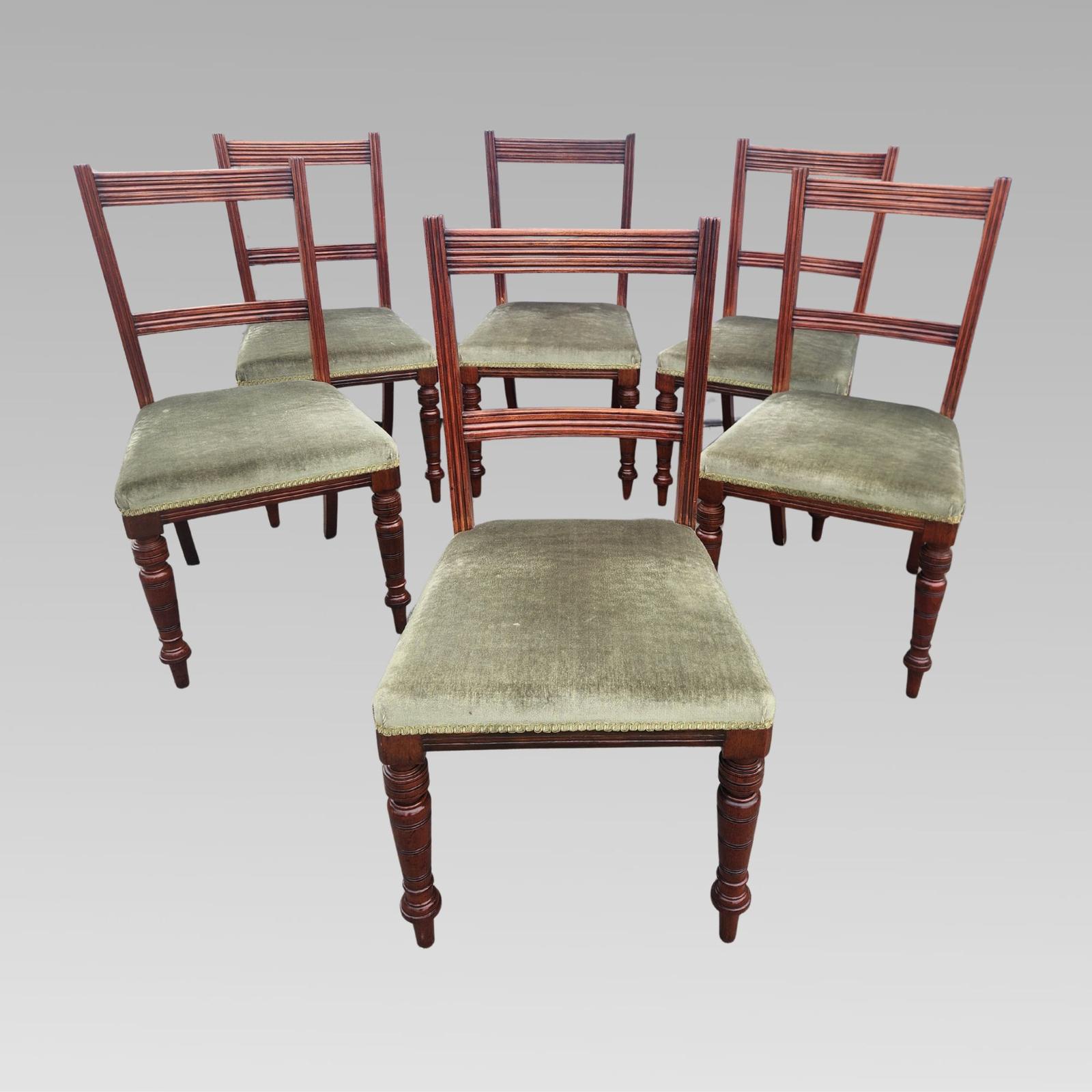 Dining Chairs Original Quality Antique Victorian Set of Six Turned Leg Mahogany Dining Chairs (1 of 9) Dining Chairs Original Quality Antique Victorian Set of Six Turned Leg Mahogany Dining Chairs (1 of 9)