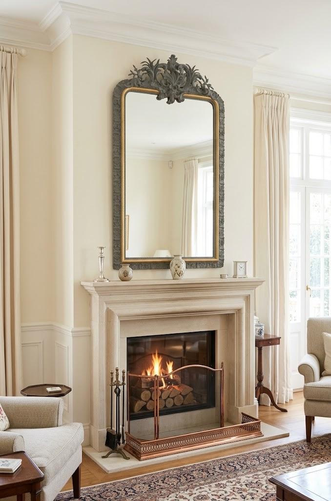 French Empire Giltwood and Painted Pier Mirror, Wall Mirror H154cm (1 of 15) French Empire Giltwood and Painted Pier Mirror, Wall Mirror H154cm (1 of 15)