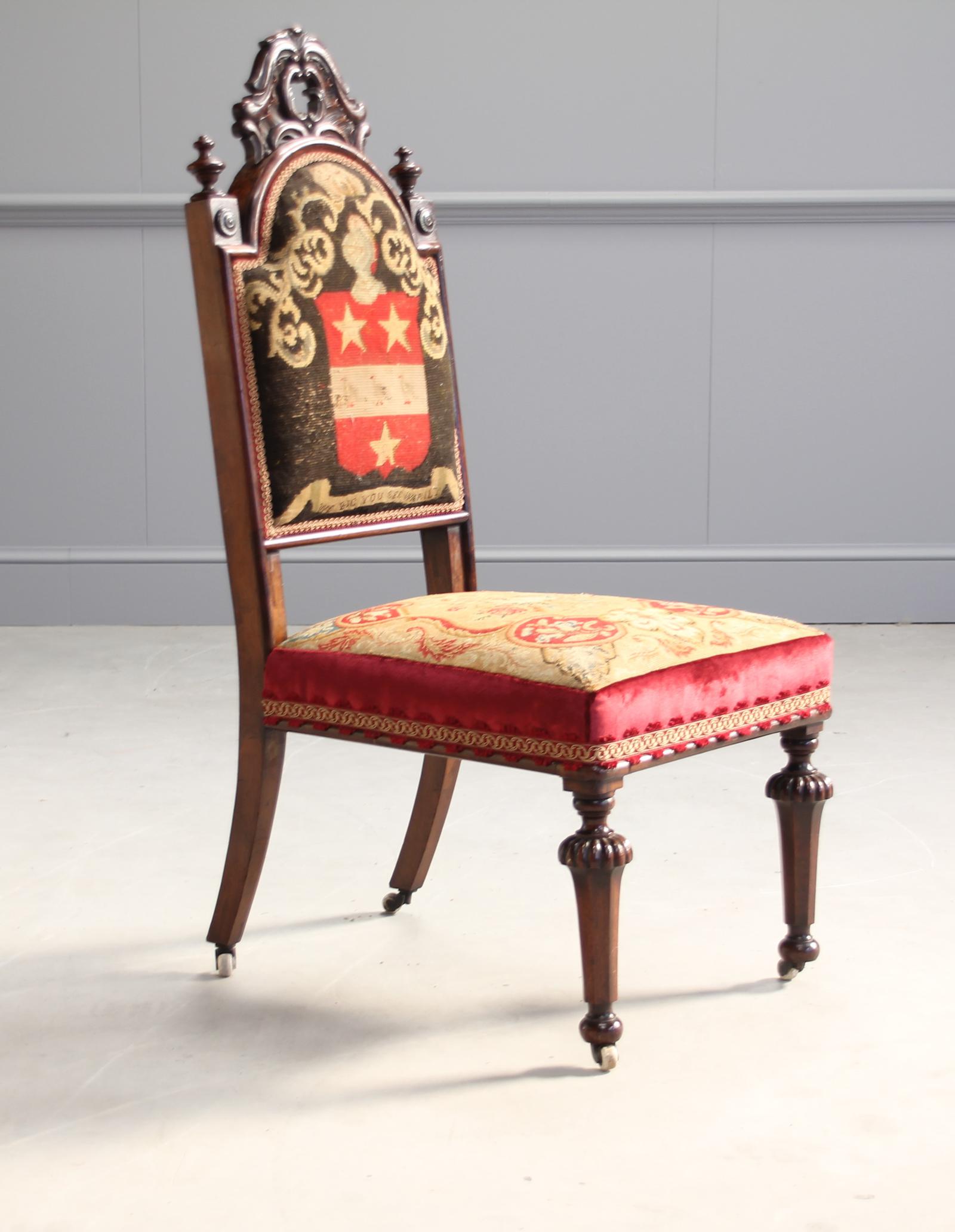 19th Century Rosewood Side Chair (1 of 8)