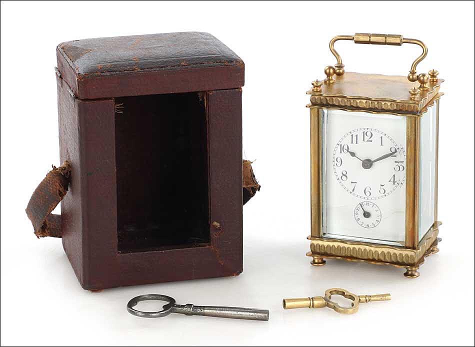Antique Officer’s Clock with Original Case - France 19th Century (1 of 12)