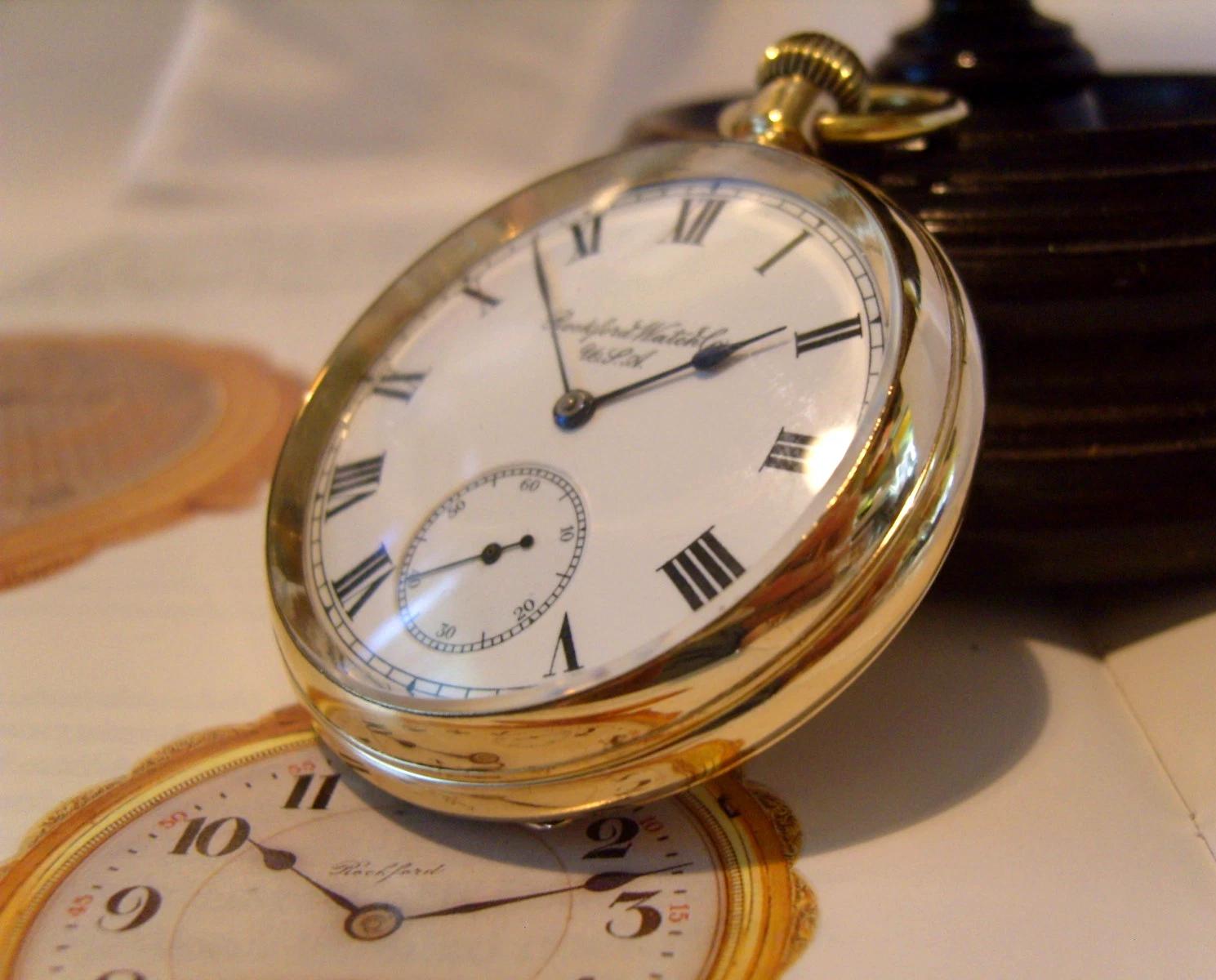 Pocket Watch Rockford USA 12ct Gold Filled 1915 Antique 11 Jewel FWO (1 of 16) Pocket Watch Rockford USA 12ct Gold Filled 1915 Antique 11 Jewel FWO (1 of 16)