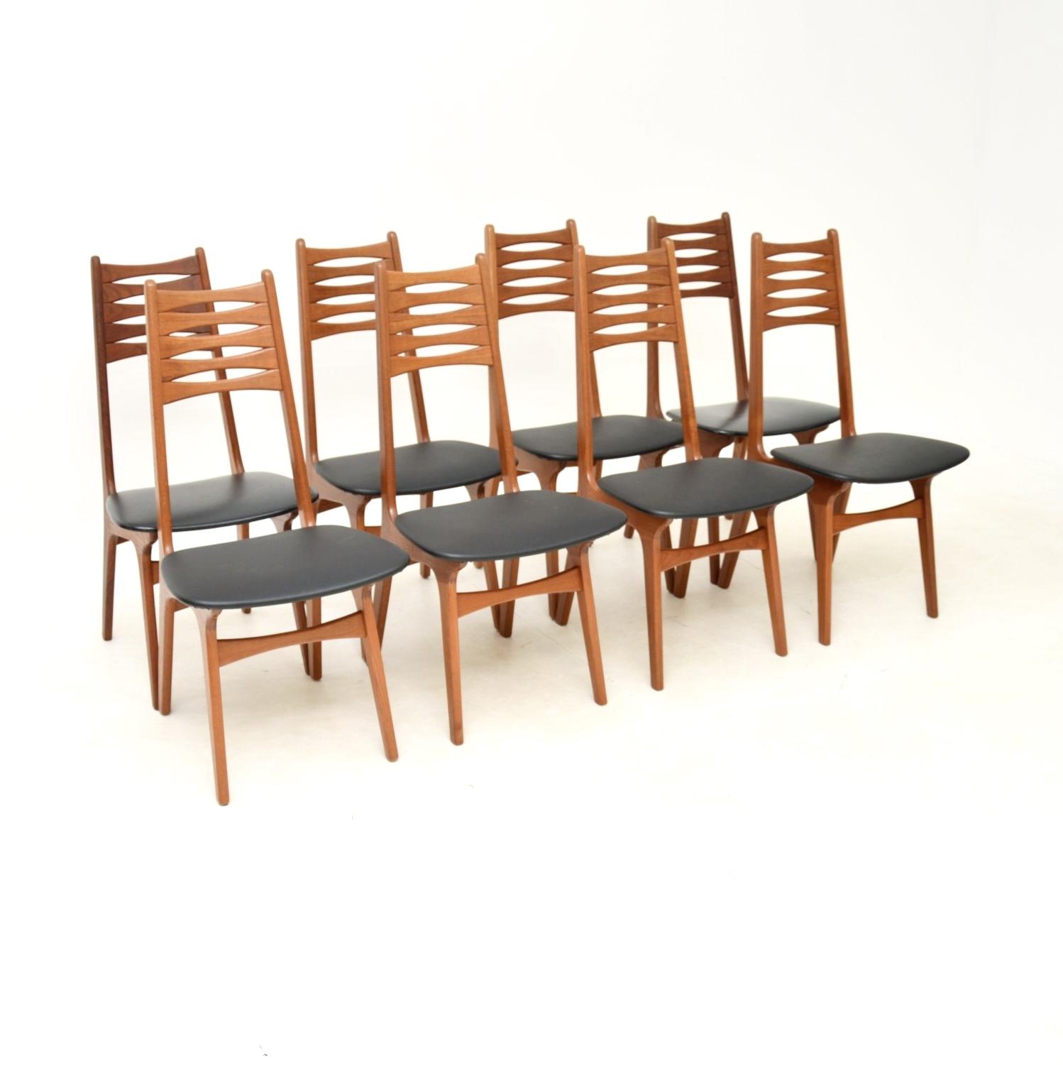 Set of Eight Danish Vintage Dining Chairs (1 of 10) Set of Eight Danish Vintage Dining Chairs (1 of 10)