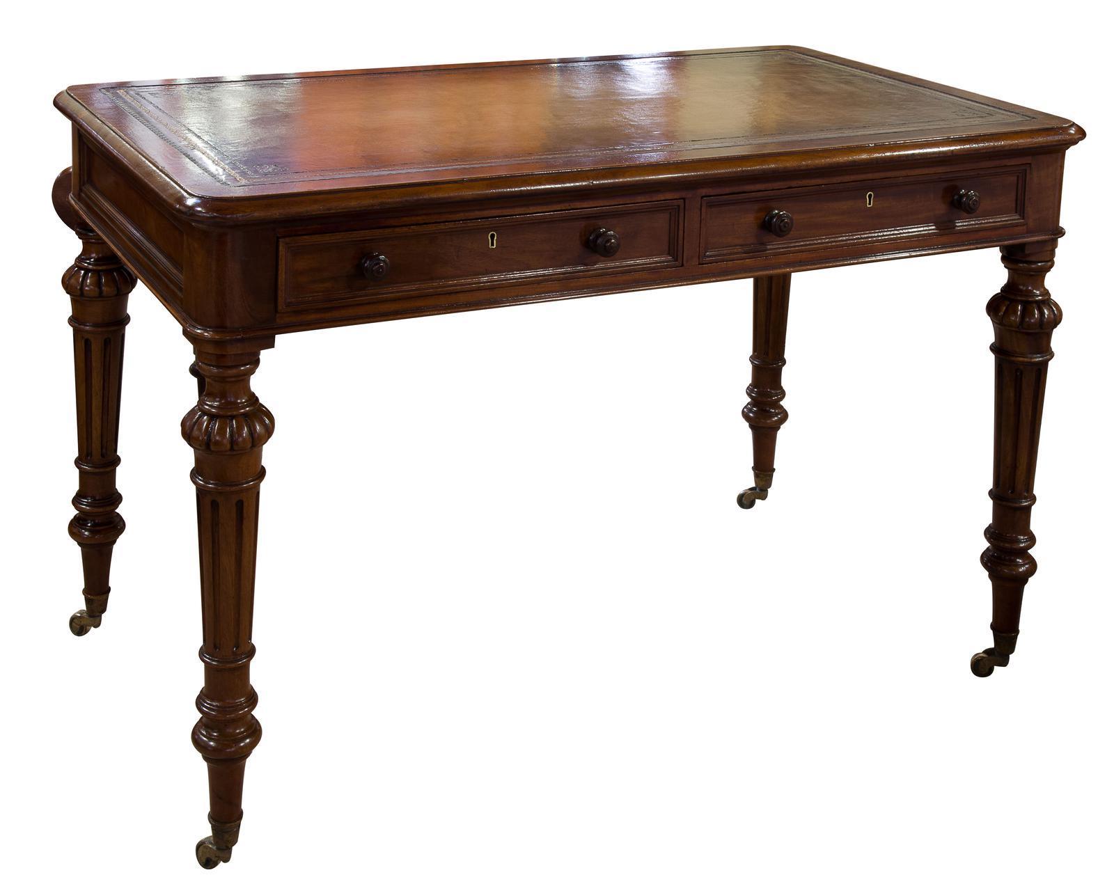 Good Victorian Mahogany Writing Table (1 of 6) Good Victorian Mahogany Writing Table (1 of 6)
