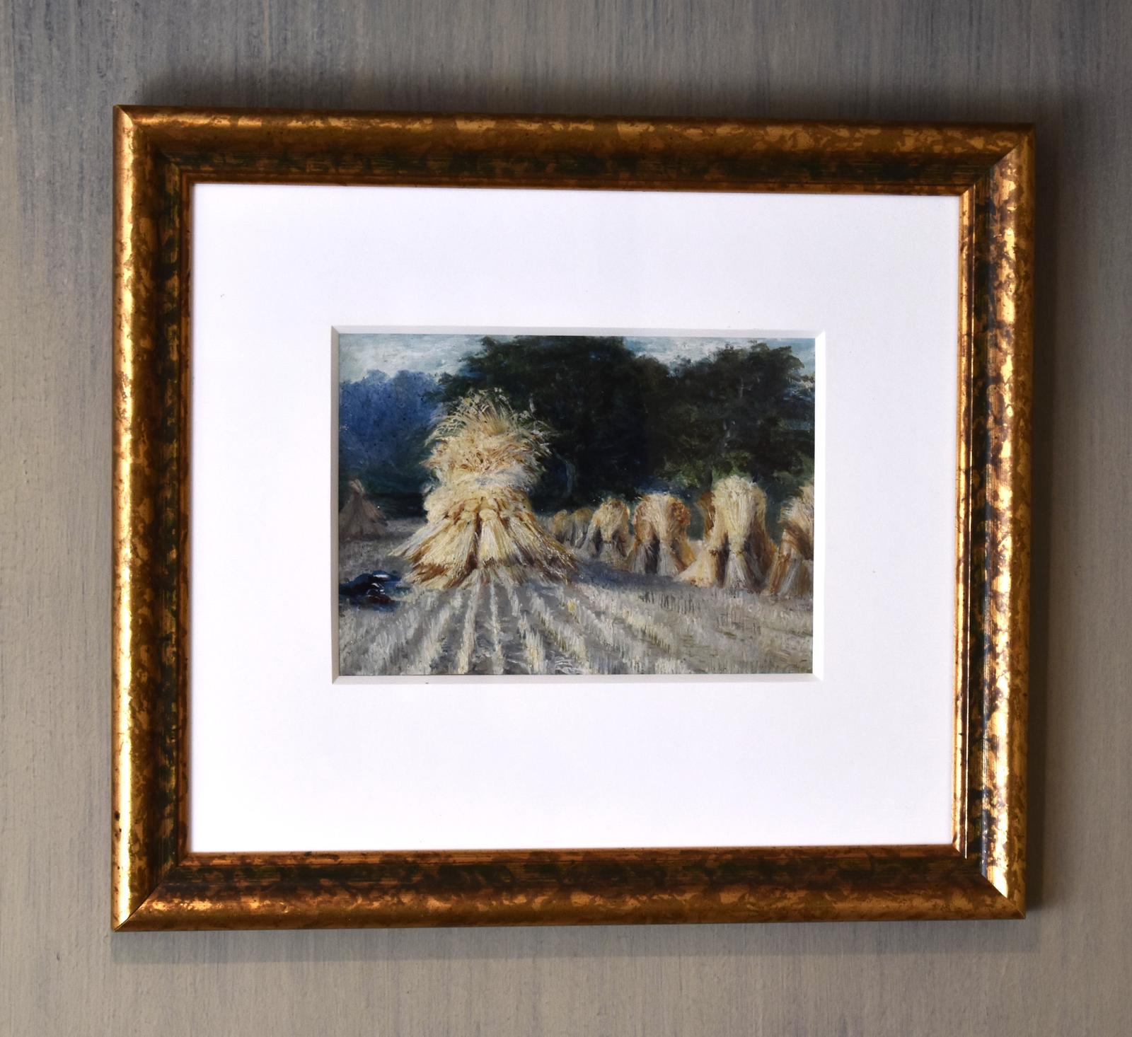 Wheatsheaves Oil Painting Attributed to Roy Morris (1 of 4)