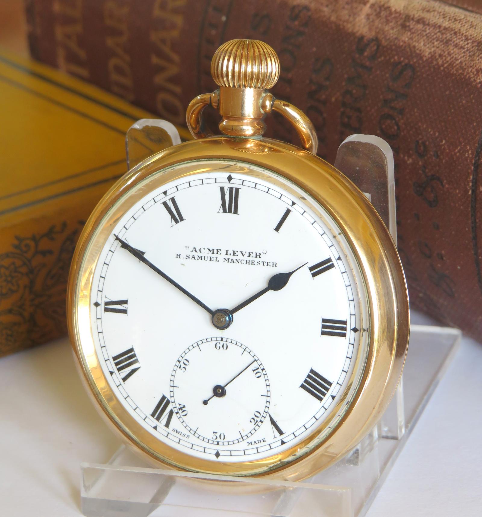 Pocket Watch: Antique Acme Lever Pocket Watch for H Samuel (1 of 6) Pocket Watch: Antique Acme Lever Pocket Watch for H Samuel (1 of 6)