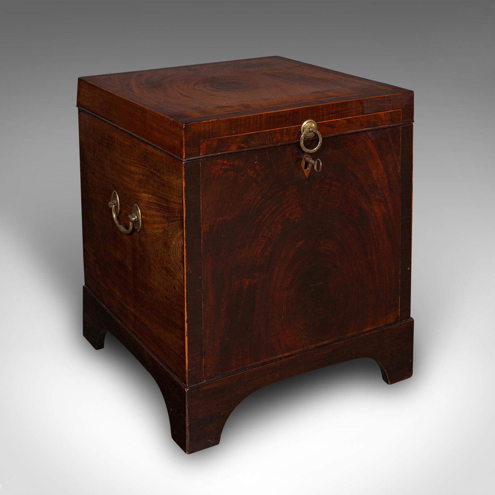 Antique Cellarette, English, Wine Cellar, Fireside Store, Blanket Box, Georgian (1 of 12)