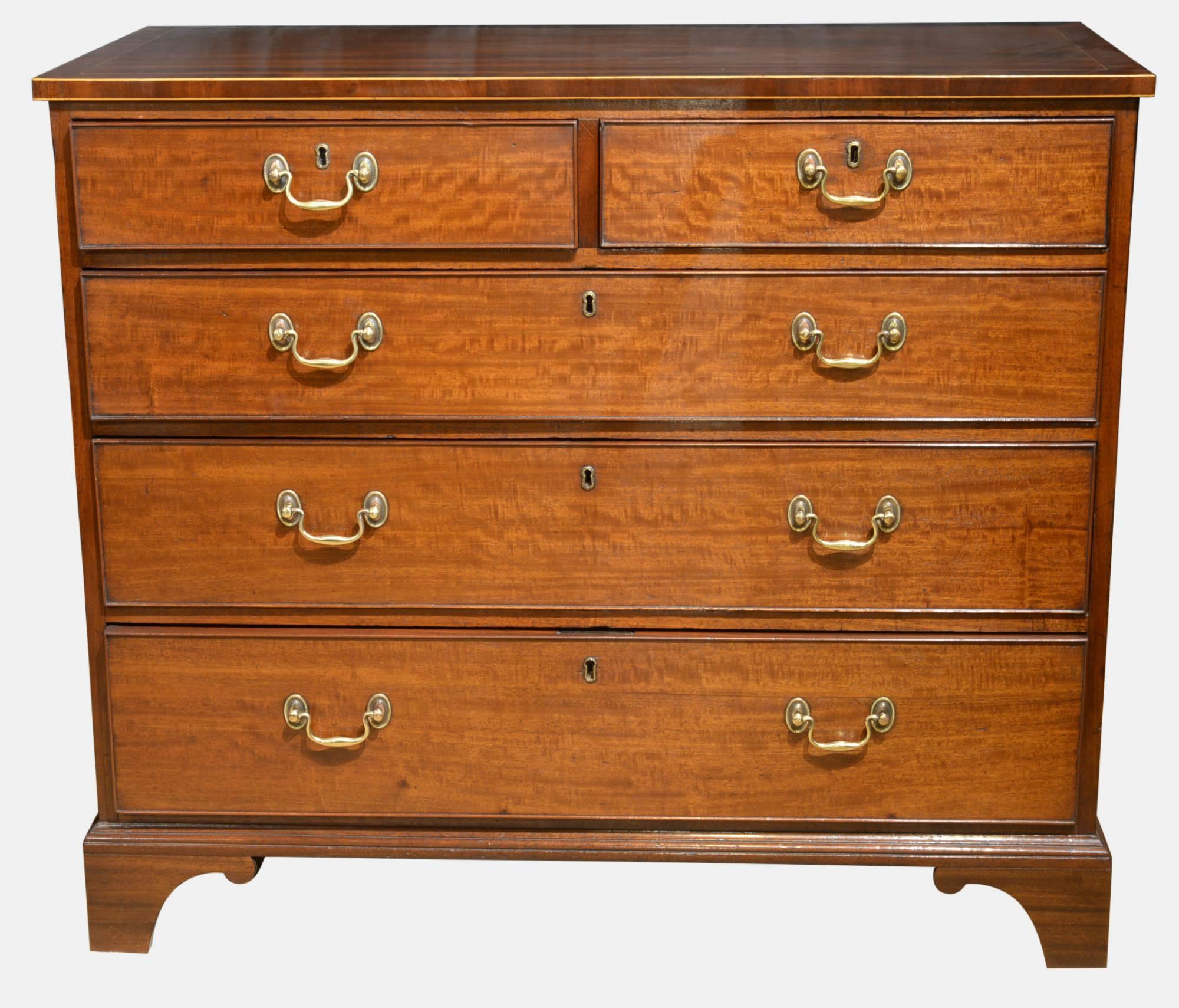 Mahogany 18th Century Chest of Drawers (1 of 1) Mahogany 18th Century Chest of Drawers (1 of 1)