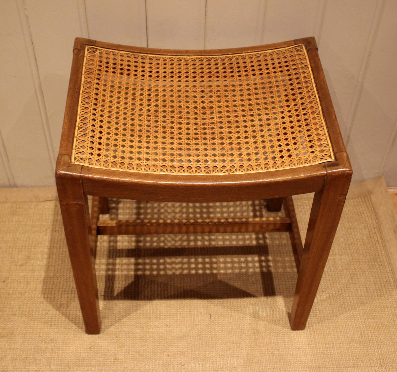 Beech Wood Cane Seated Stool (1 of 10) Beech Wood Cane Seated Stool (1 of 10)