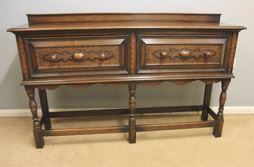 Antique Quality Slim Oak Side Table (1 of 9) Antique Quality Slim Oak Side Table (1 of 9)