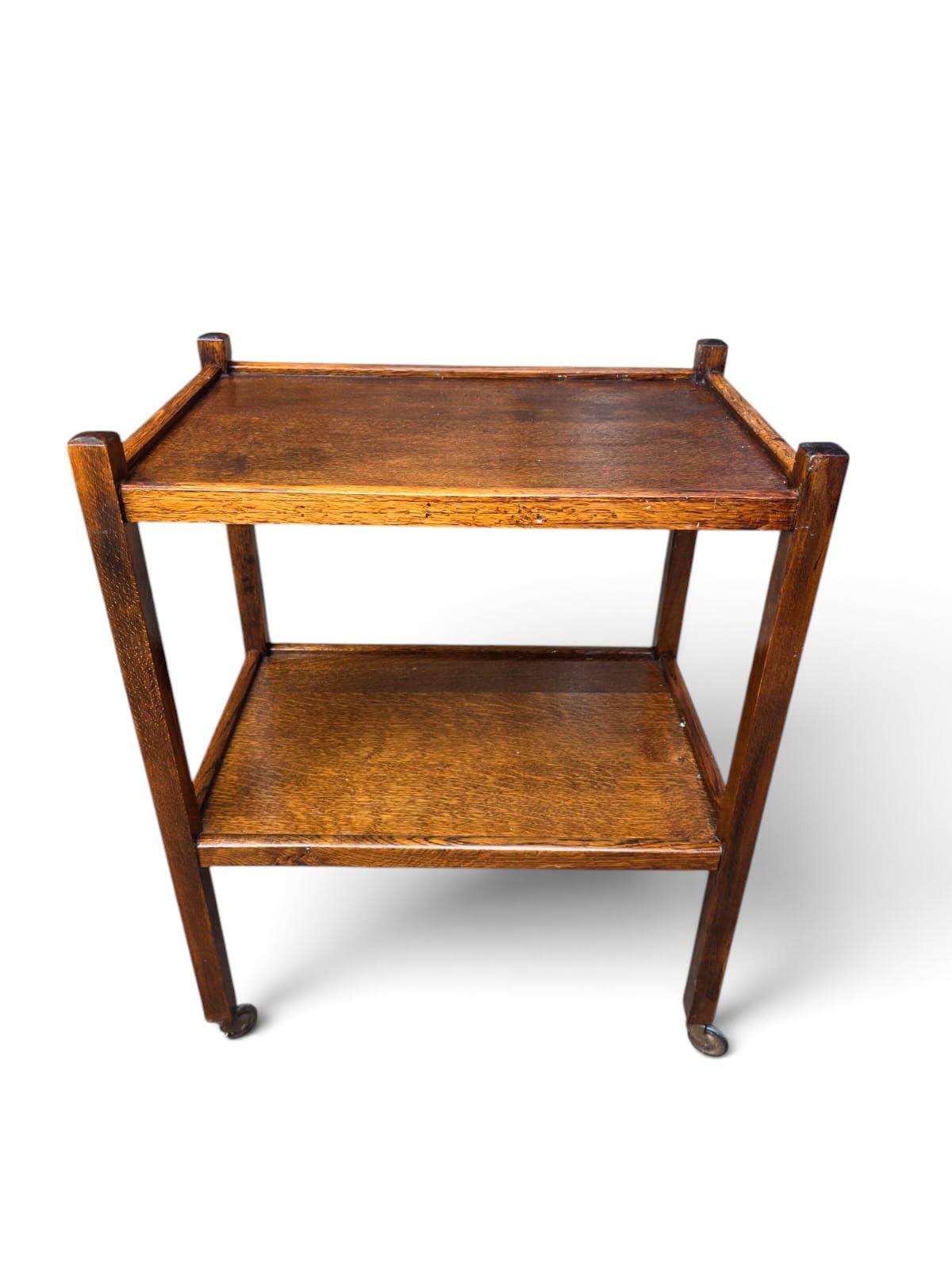Antique Arts & Crafts Oak Tea Trolley / Serving Trolley / c.1930 (1 of 7) Antique Arts & Crafts Oak Tea Trolley / Serving Trolley / c.1930 (1 of 7)