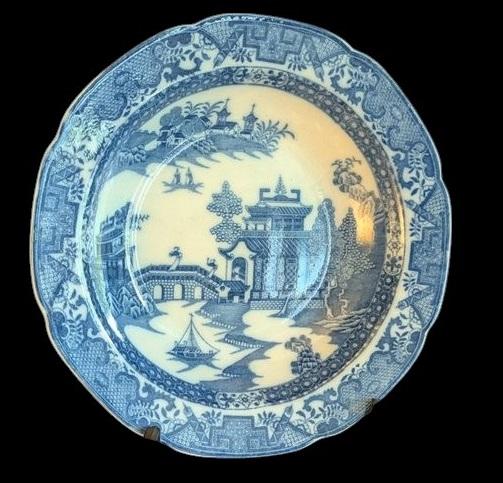 Set of Four Leeds Pottery Desert Plates c.1800 (1 of 10)