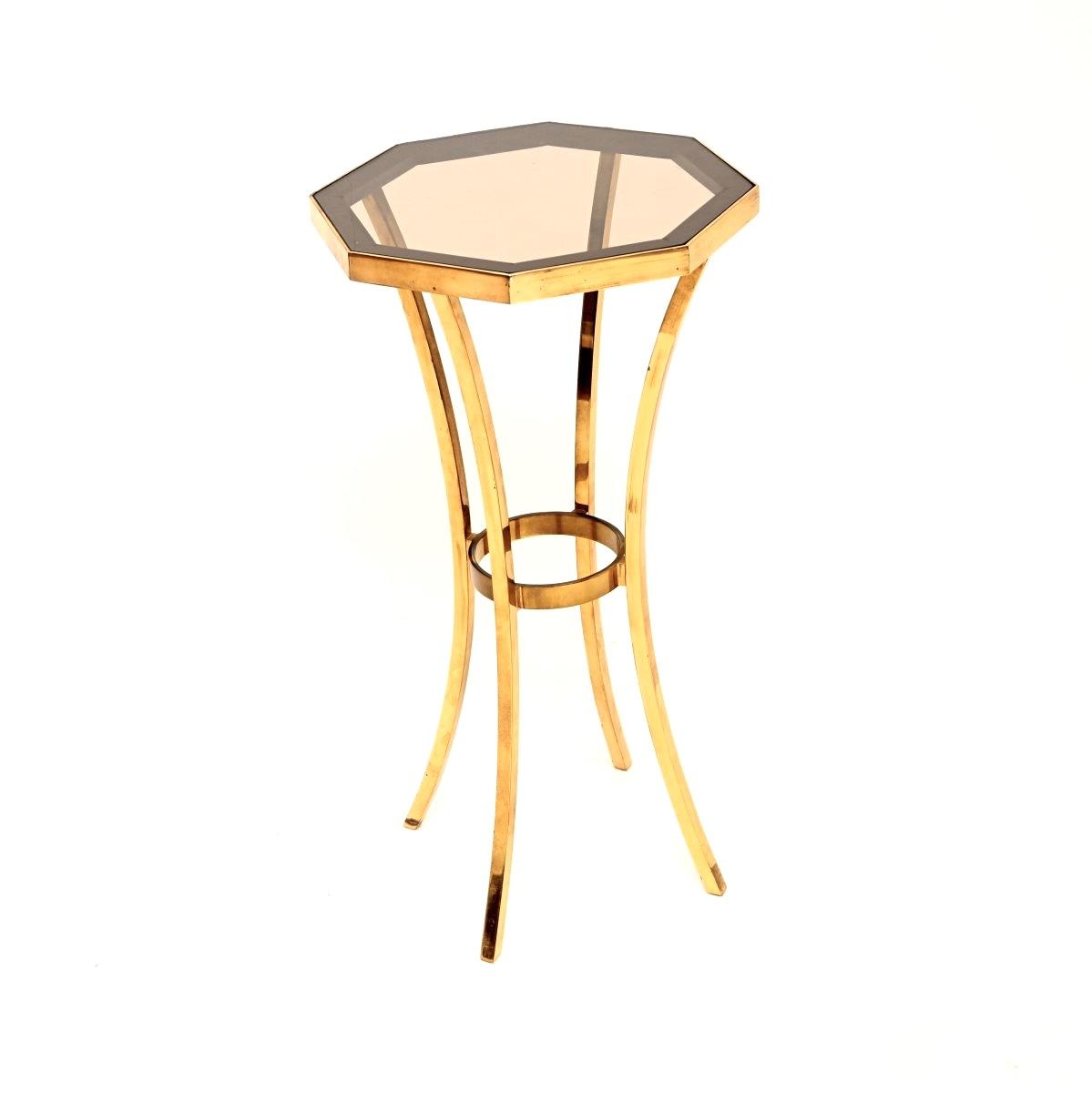 Vintage French Brass Side Table (1 of 7) Vintage French Brass Side Table (1 of 7)