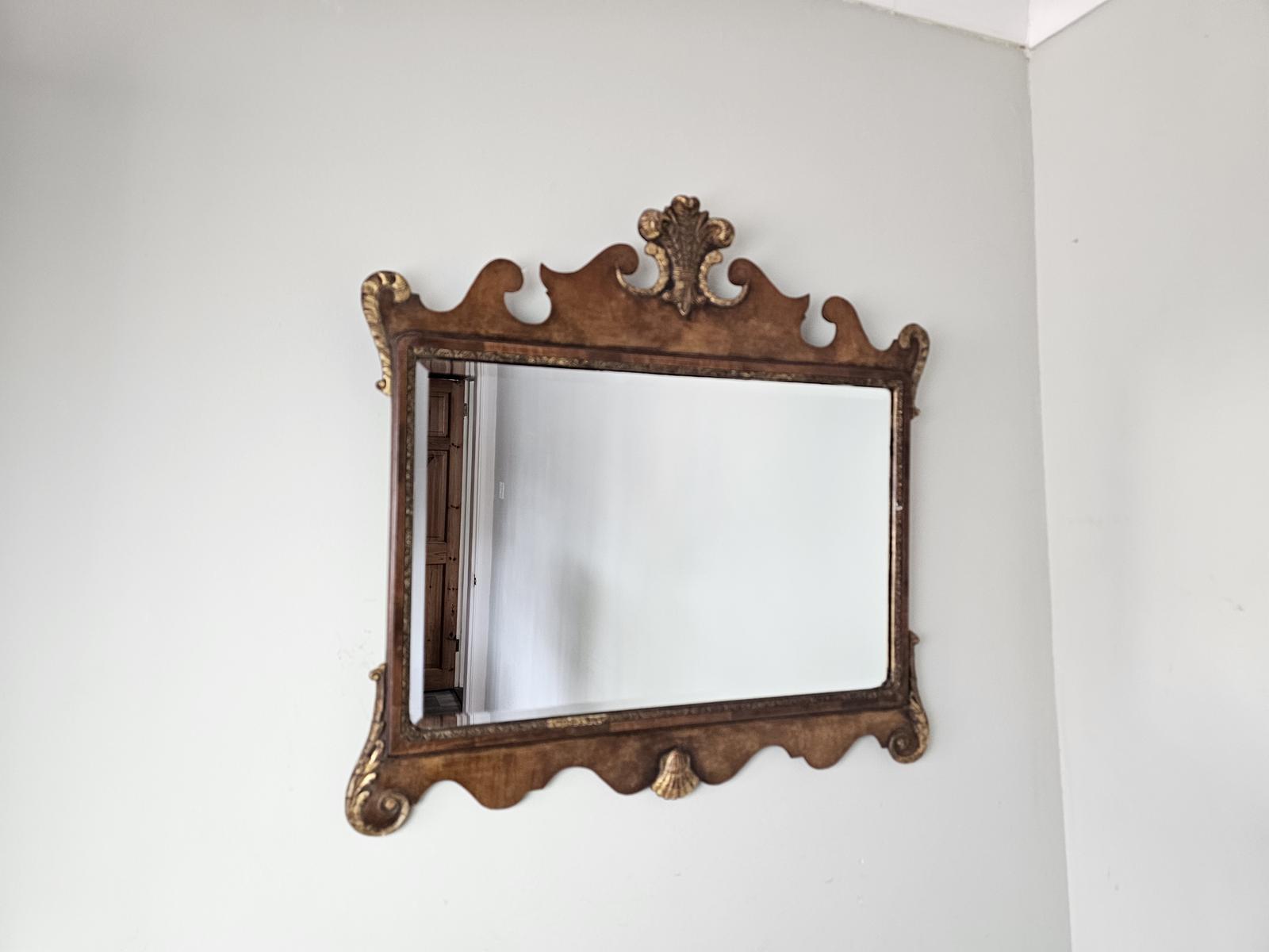 Antique Prince of Wales Overmantel Mirror (1 of 11)