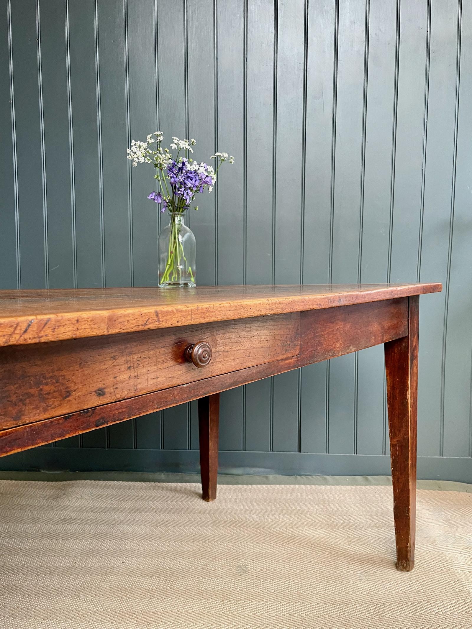 French 19C Fruitwood Table (1 of 8) French 19C Fruitwood Table (1 of 8)