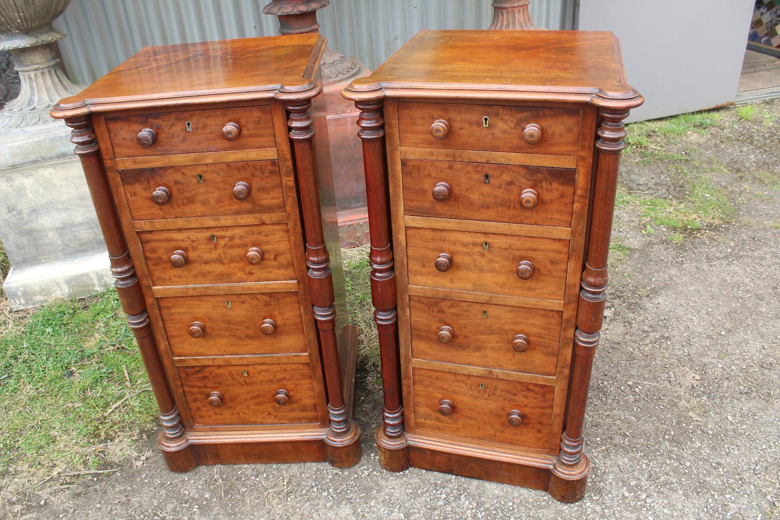 Antique Pair Pedestals (1 of 6)