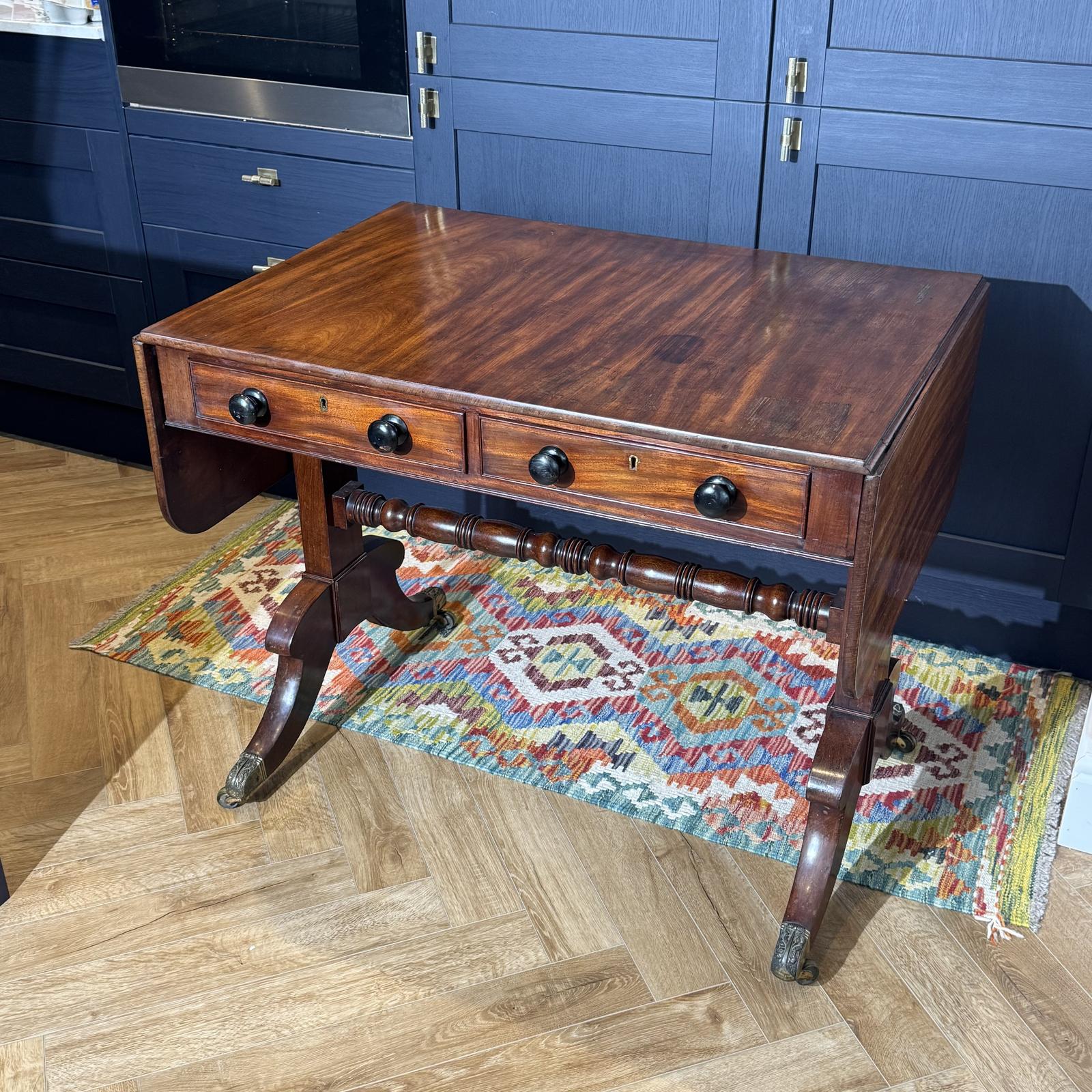 Georgian Mahogany Sofa Table (1 of 15) Georgian Mahogany Sofa Table (1 of 15)