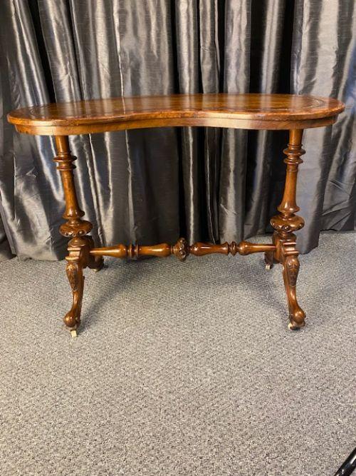 Burr Walnut Occasional Table (1 of 6)