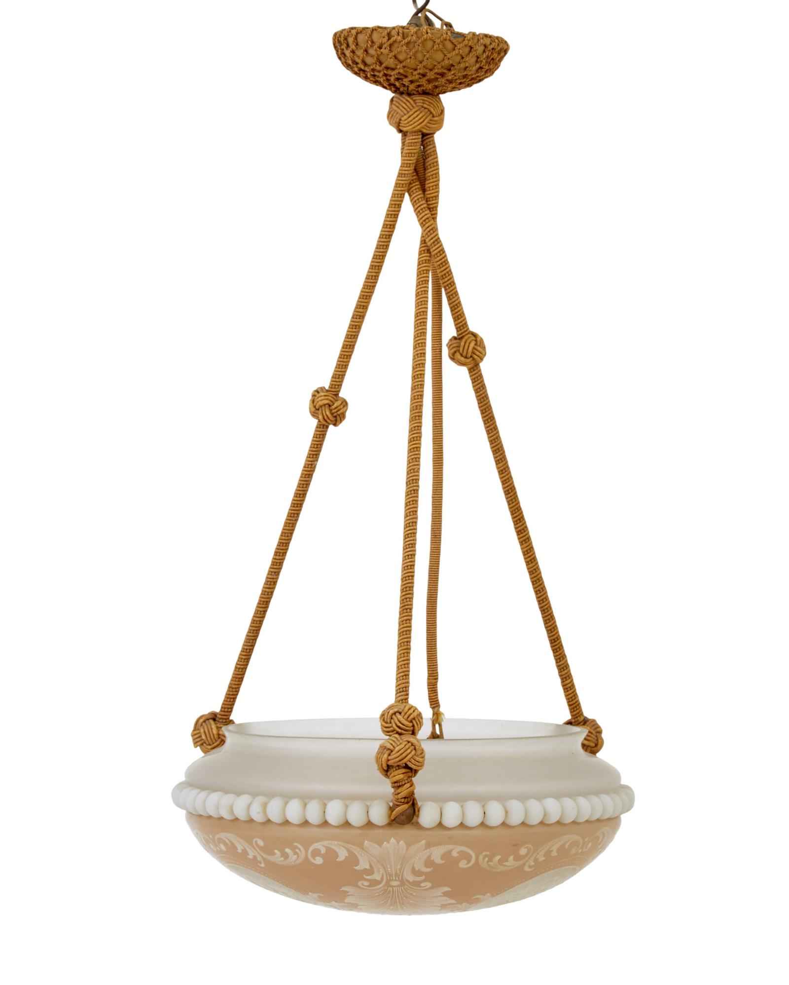 Mid Century Wedgwood Inspired Scandinavian Pendant Light (1 of 7)